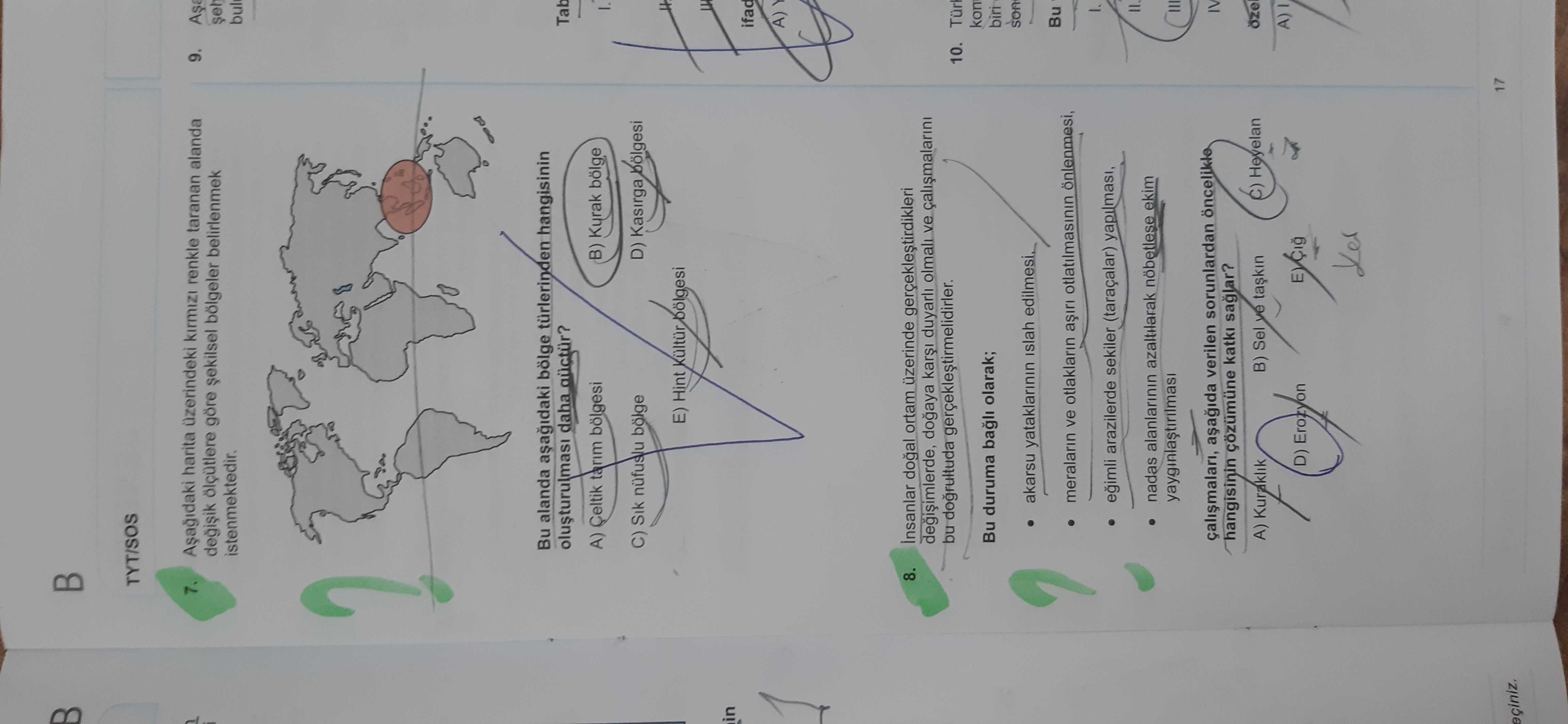 Aşağıdaki harita üzerindeki kırmızı renkle taranan alanda değişik ölçütlere göre şekilsel bölgeler