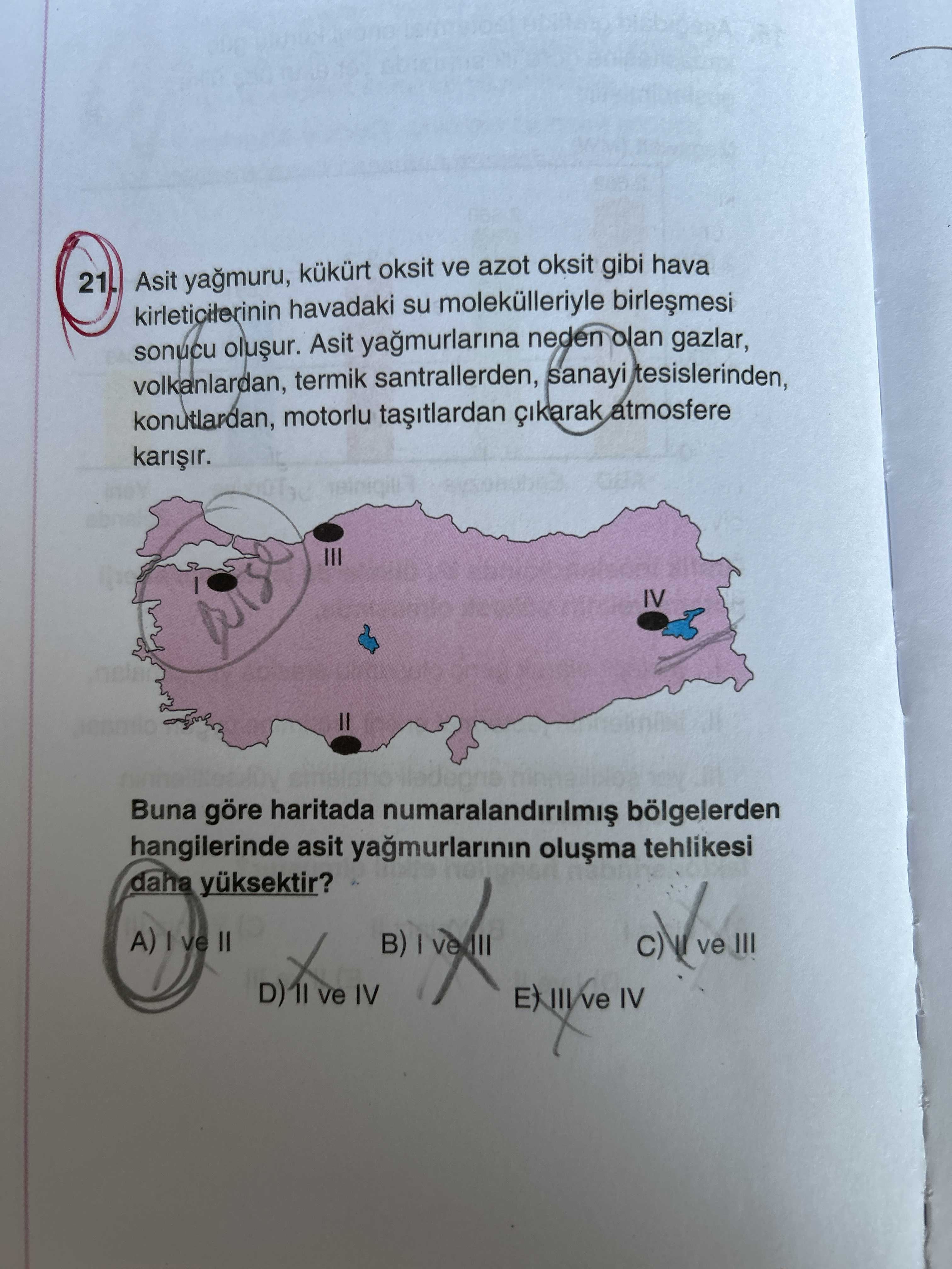Asit yağmuru, kükürt oksit ve azot oksit gibi hava kirleticilerinin havadaki su molekülleriyle