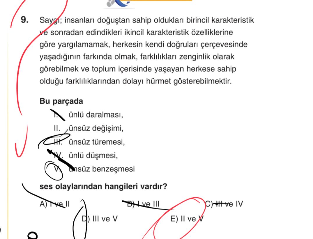 Saygı; insanları doğuştan sahip oldukları birincil karakteristik ve sonradan edindikleri ikincil