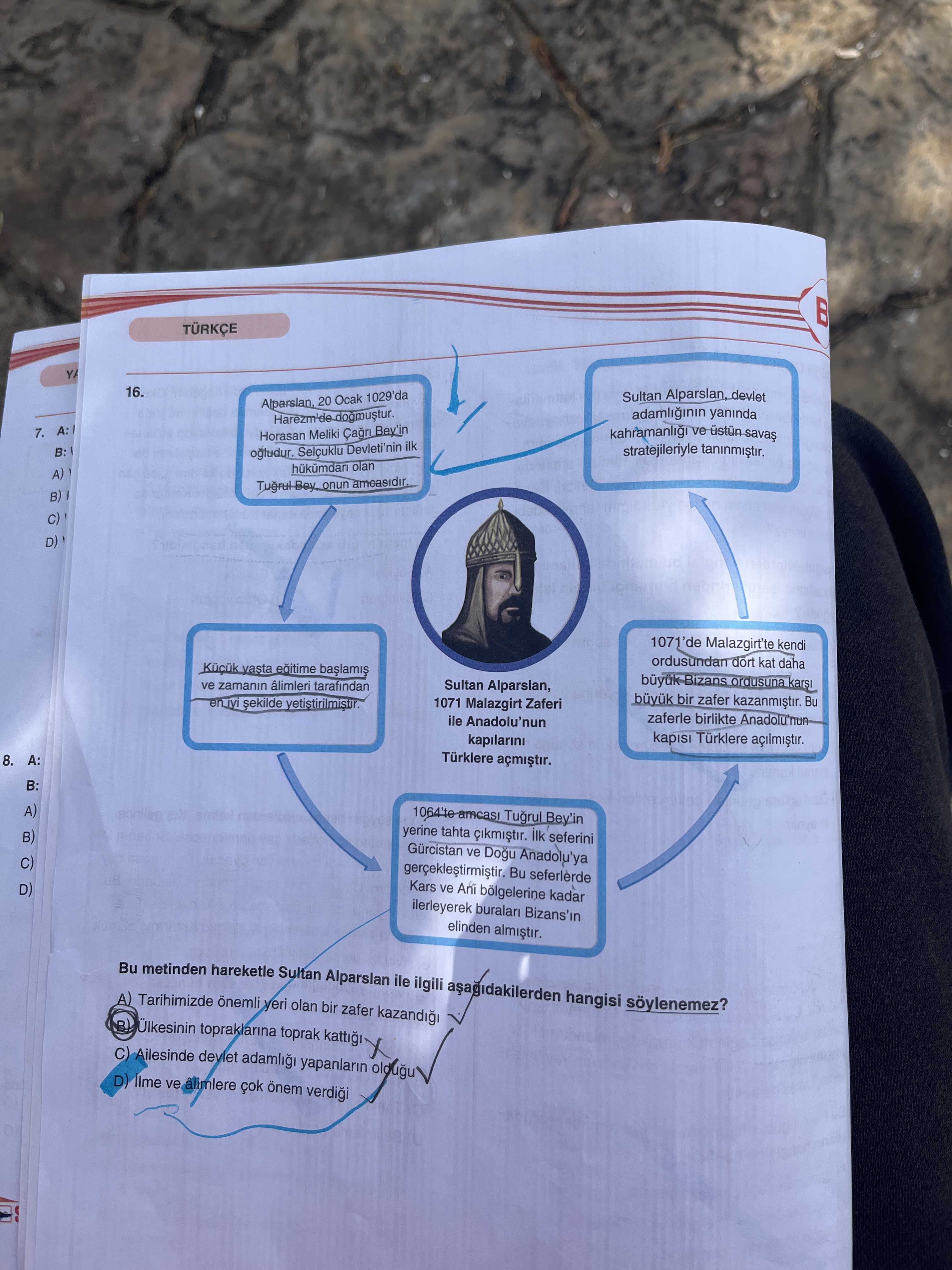 Alparslan, 20 Ocak 1029'da Harezm'de doğmuştur. Horasan Meliki Çağrı Bey'in oğludur. Selçuklu