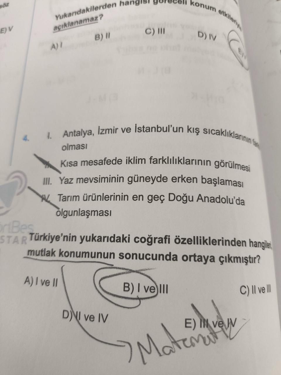 Yukarıdakilerden hangisi göreceli konum etkilerini açıklamaz?