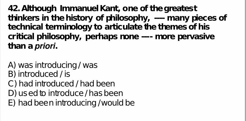 Although Immanuel Kant, one of the greatest thinkers in the history of philosophy, — many pieces of
