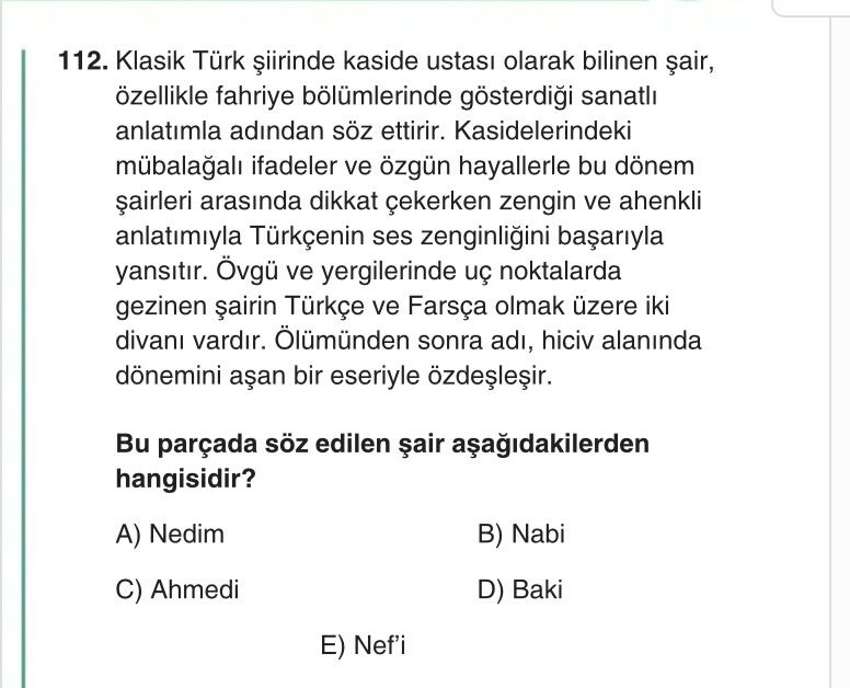 Klasik Türk şiirinde kaside ustası olarak bilinen şair, özellikle fahriye bölümlerinde gösterdiği