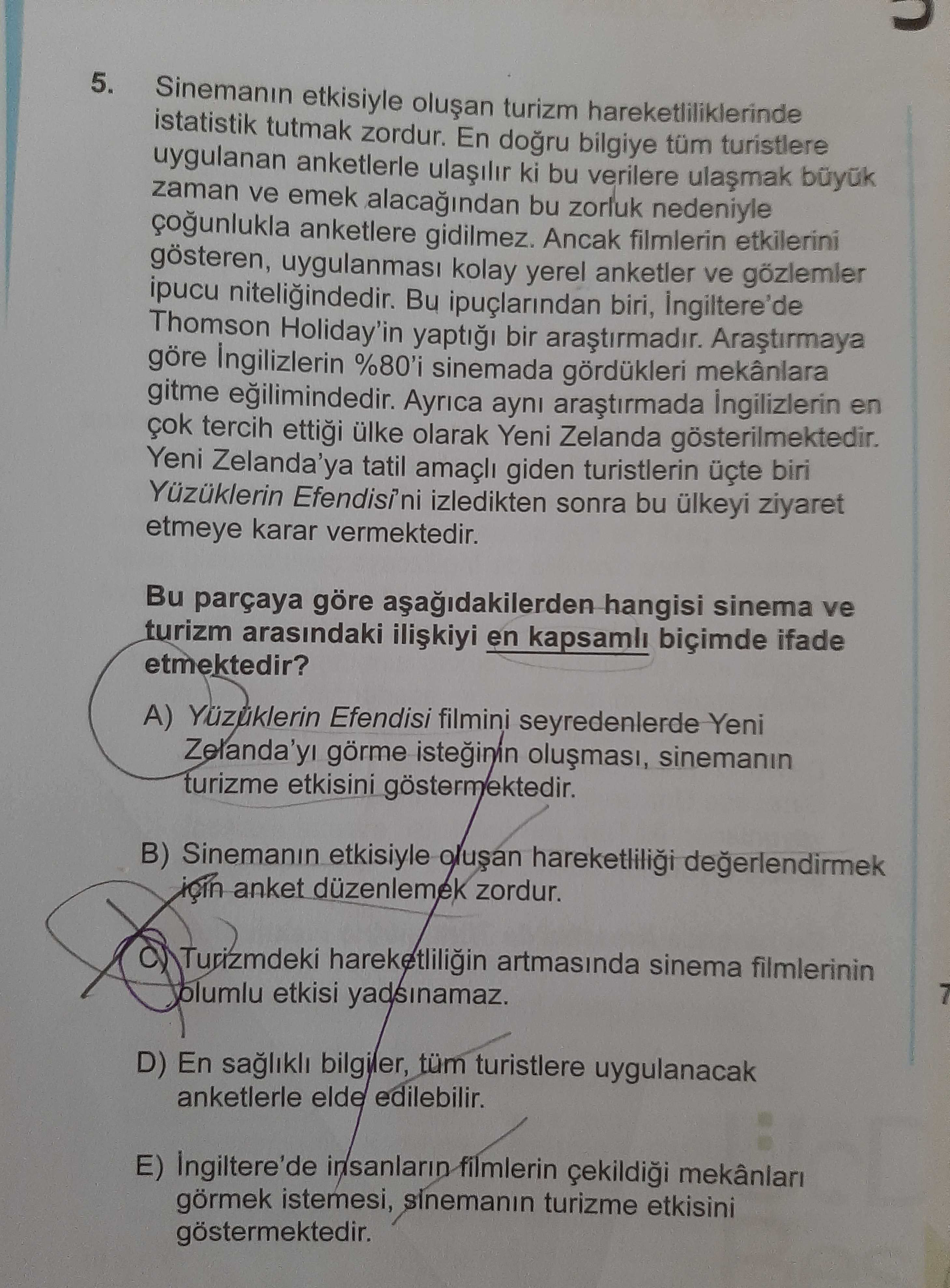 Sinemanın etkisiyle oluşan turizm hareketliliklerinde istatistik tutmak zordur. En doğru bilgiye tüm