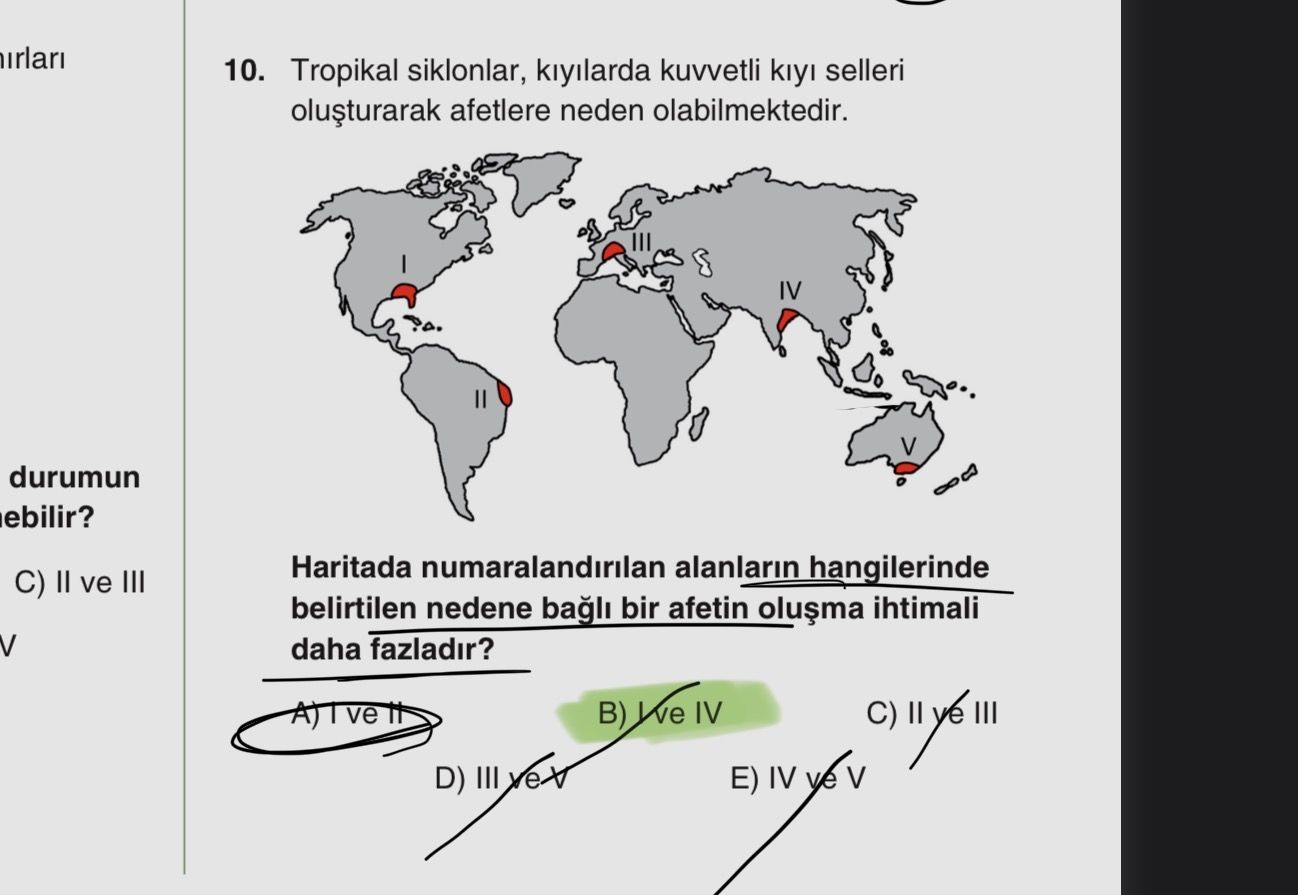 Tropikal siklonlar, kıyılarda kuvvetli kıyı selleri oluşturarak afetlere neden olabilmektedir