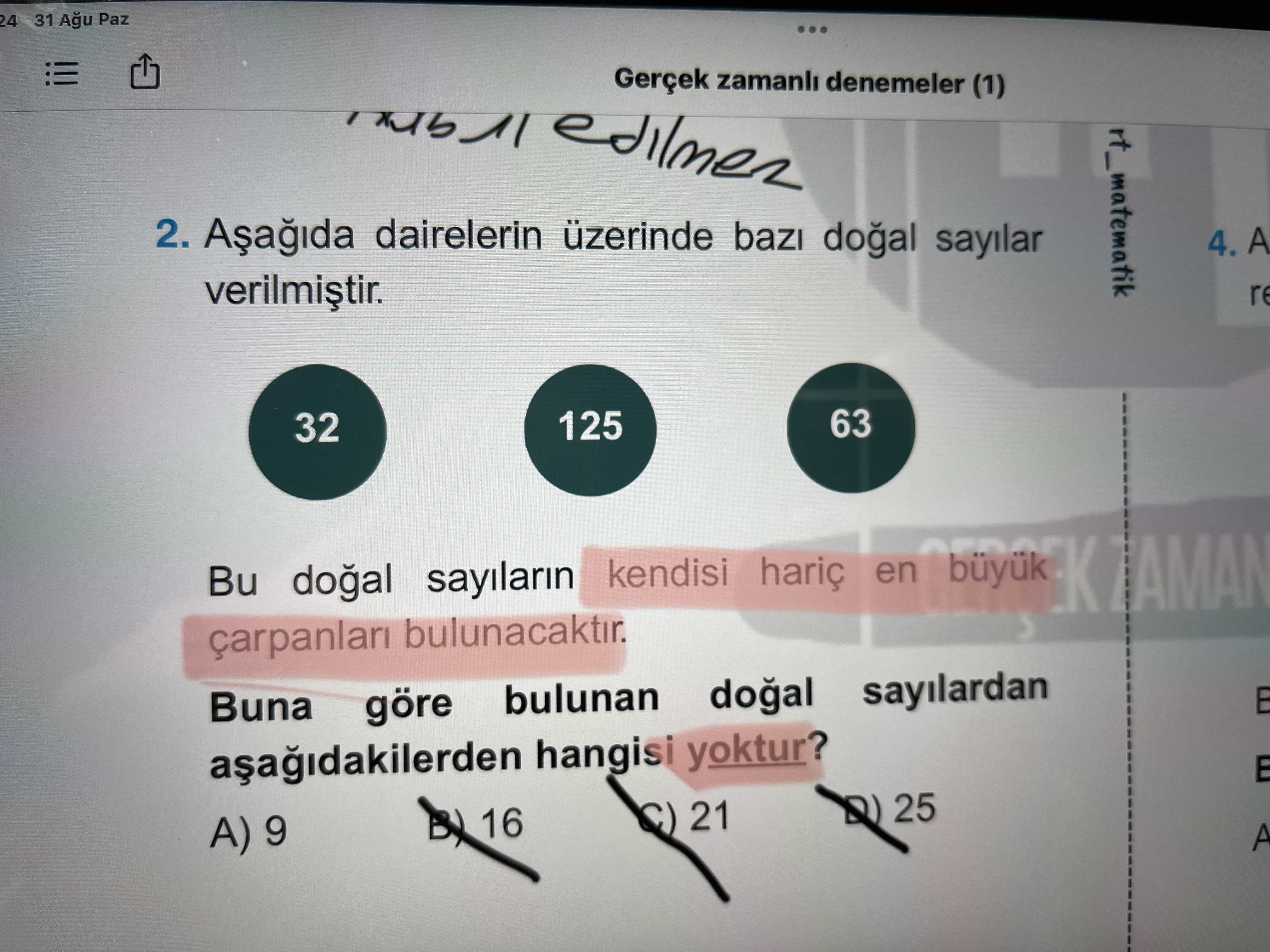 Matematik (8. Sınıf)
