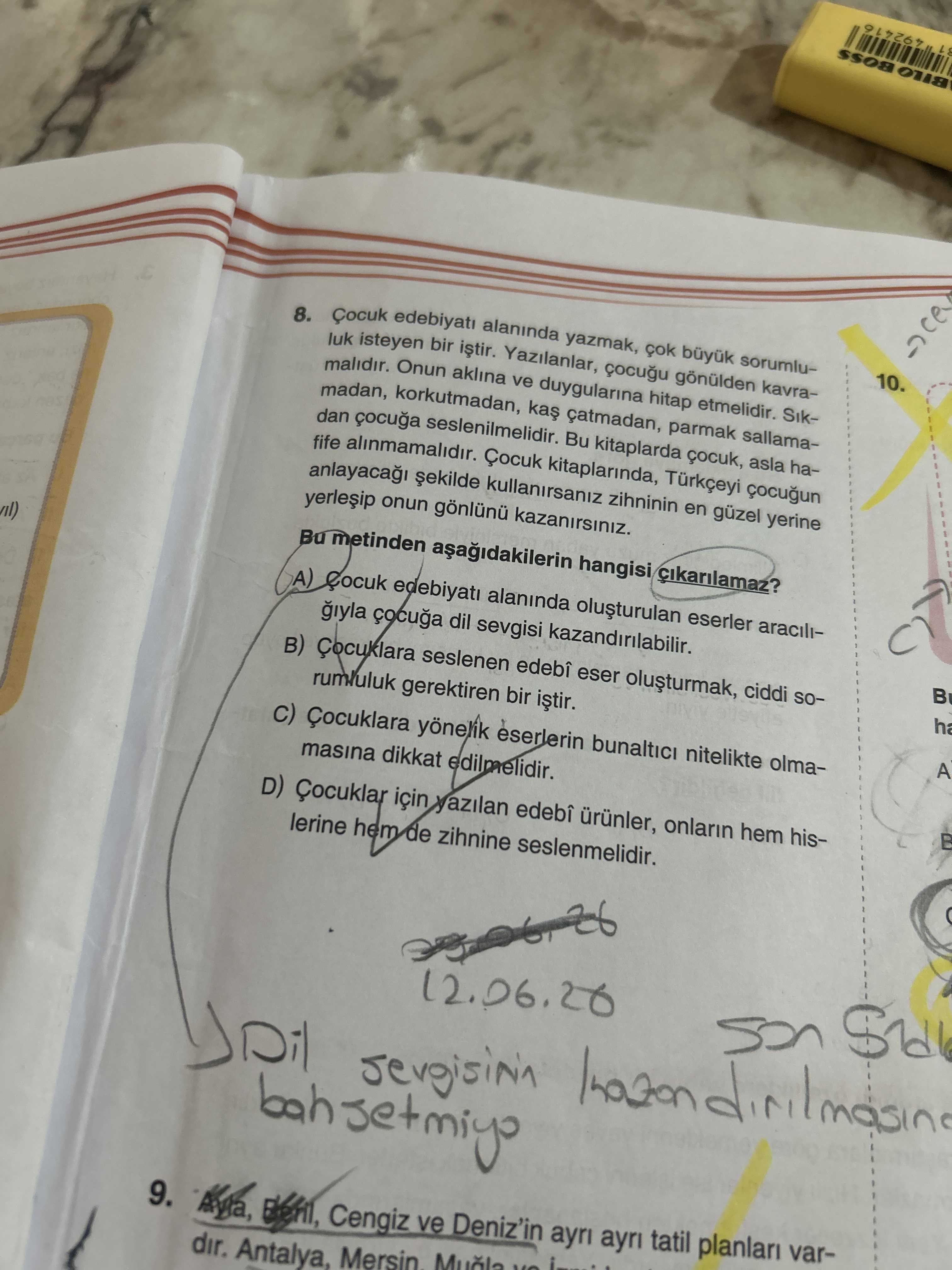 Çocuk edebiyatı alanında yazmak, çok büyük sorumluluk isteyen bir iştir. Yazılanlar, çocuğu gönülden