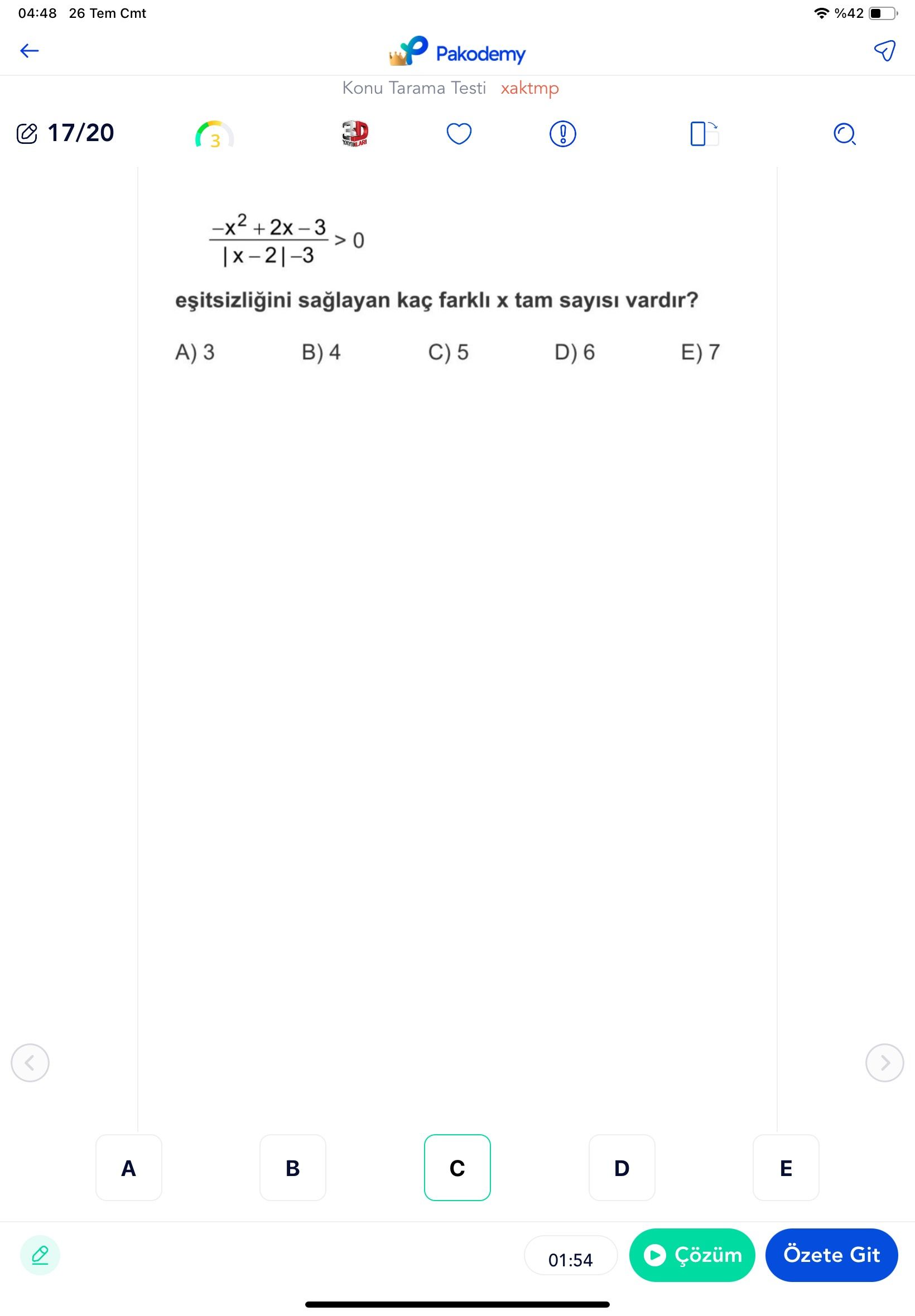 Matematik (Mezun)