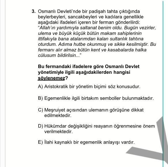 Osmanlı Devleti'nde bir padişah tahta çıktığında beylerbeyleri, sancakbeyleri ve kadılara genellikle