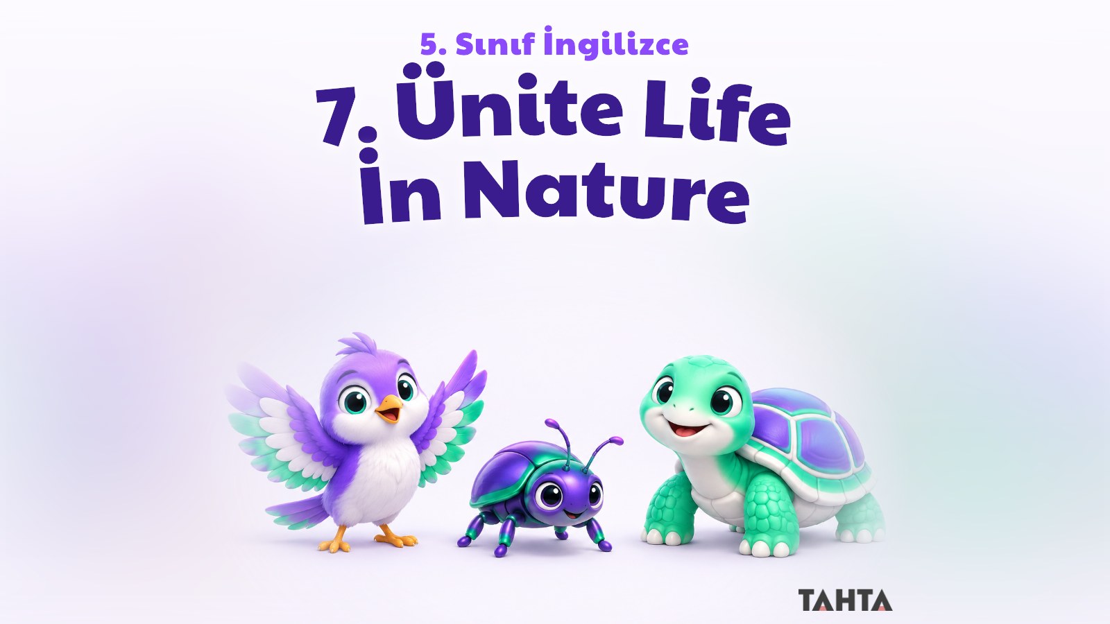 5. sınıf İngilizce Life in Nature ünitesi kapak görseli