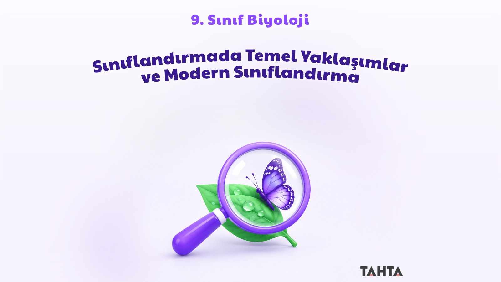 9. sınıf biyoloji sınıflandırma konu anlatımı kapak görseli