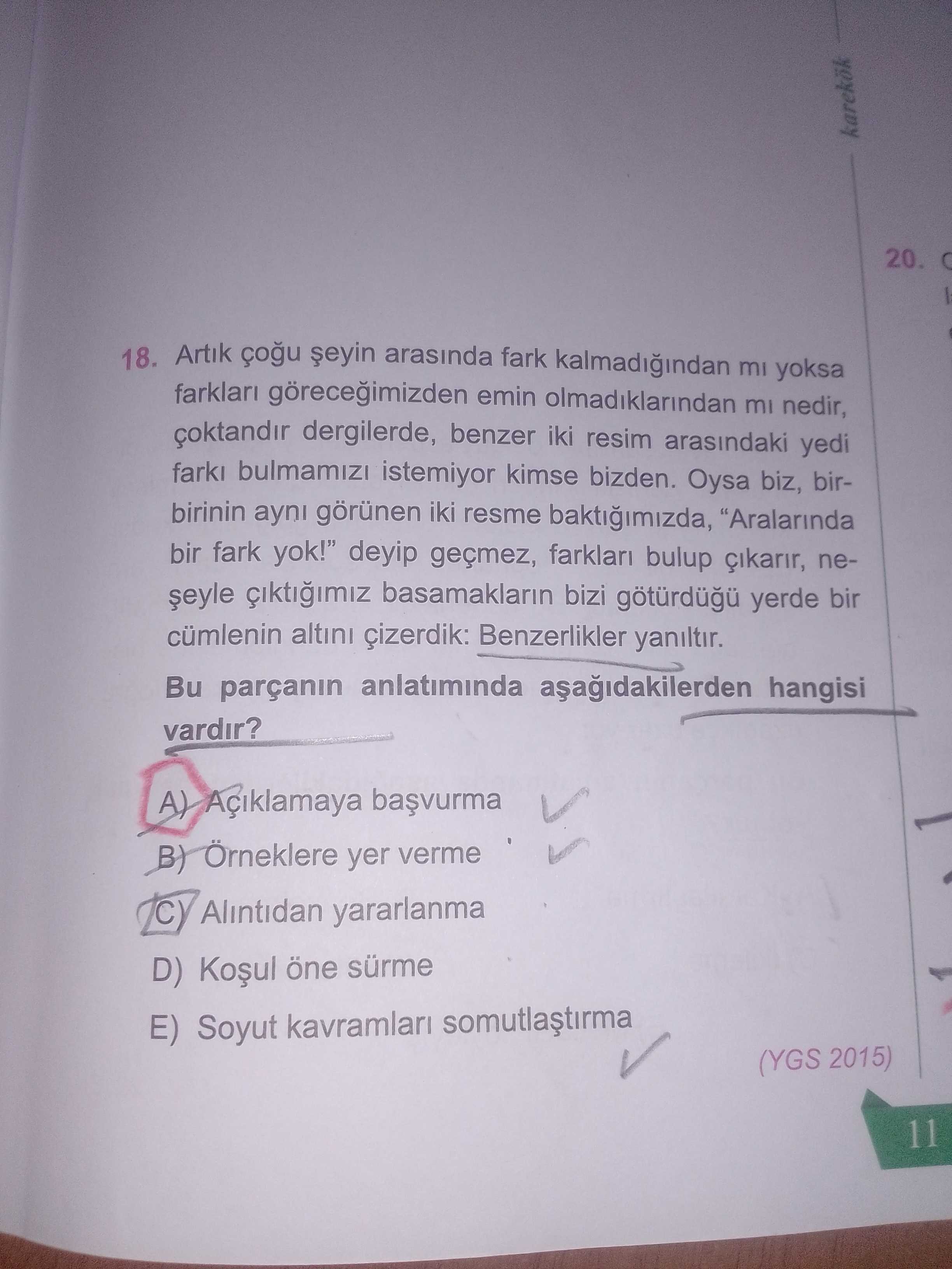 Türk Dili ve Edebiyatı  (11. Sınıf)