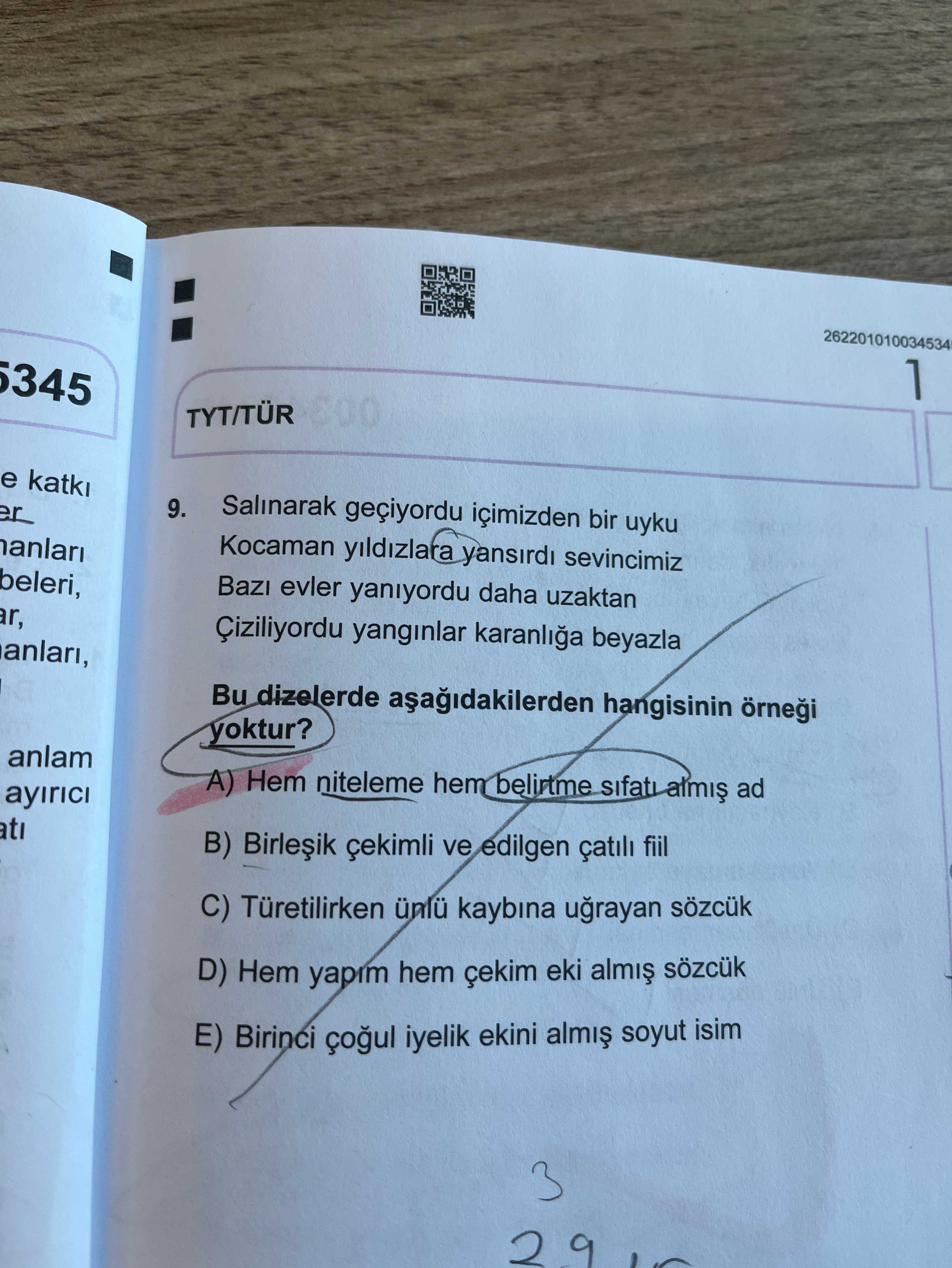 Salınarak geçiyordu içimizden bir uyku Kocaman yıldızlara yansırdı sevincimiz Bazı evler yanıyordu