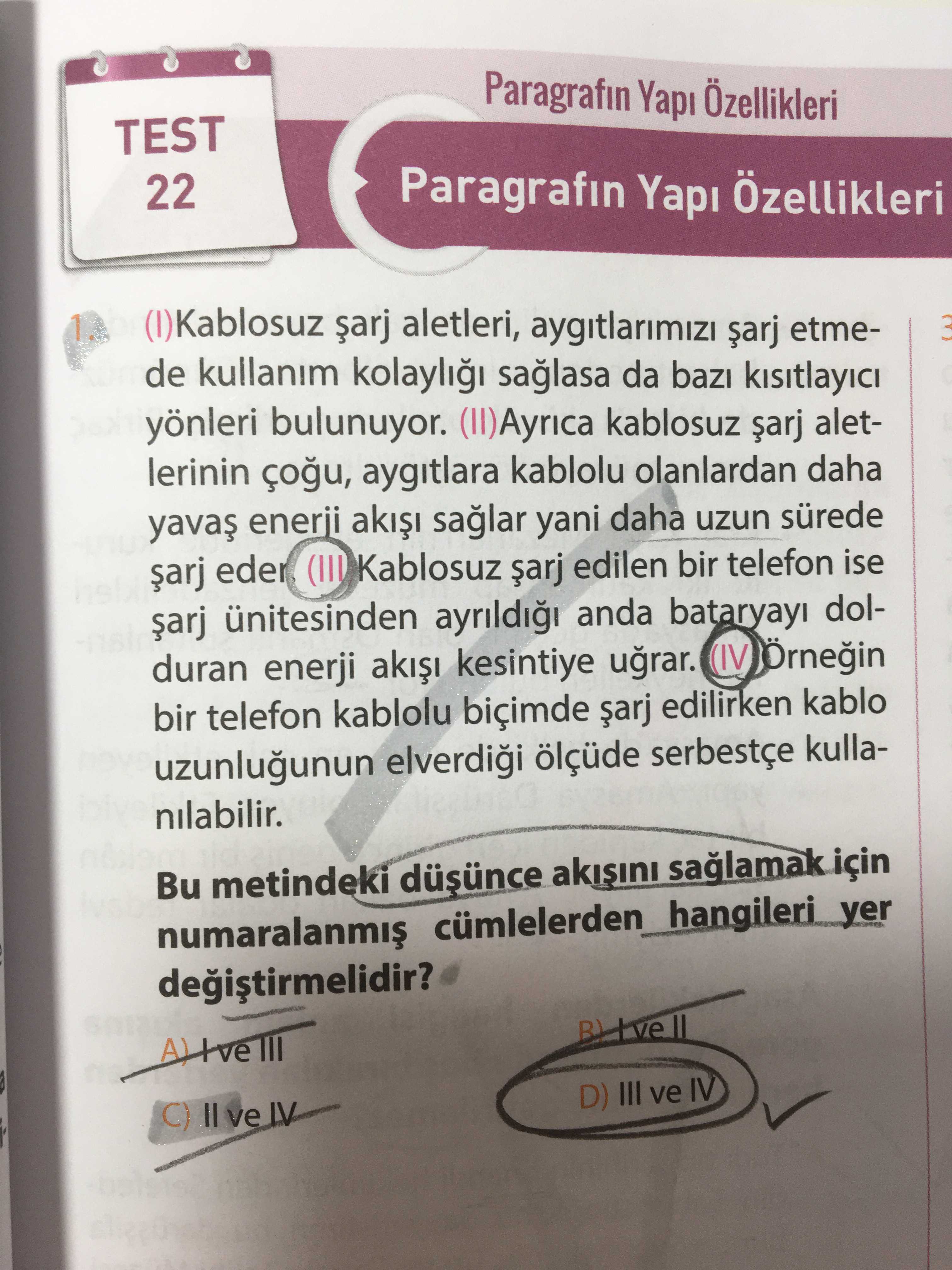 (I)Kablosuz şarj aletleri, aygıtlarımızı şarj etmede kullanım kolaylığı sağlasa da bazı kısıtlayıcı