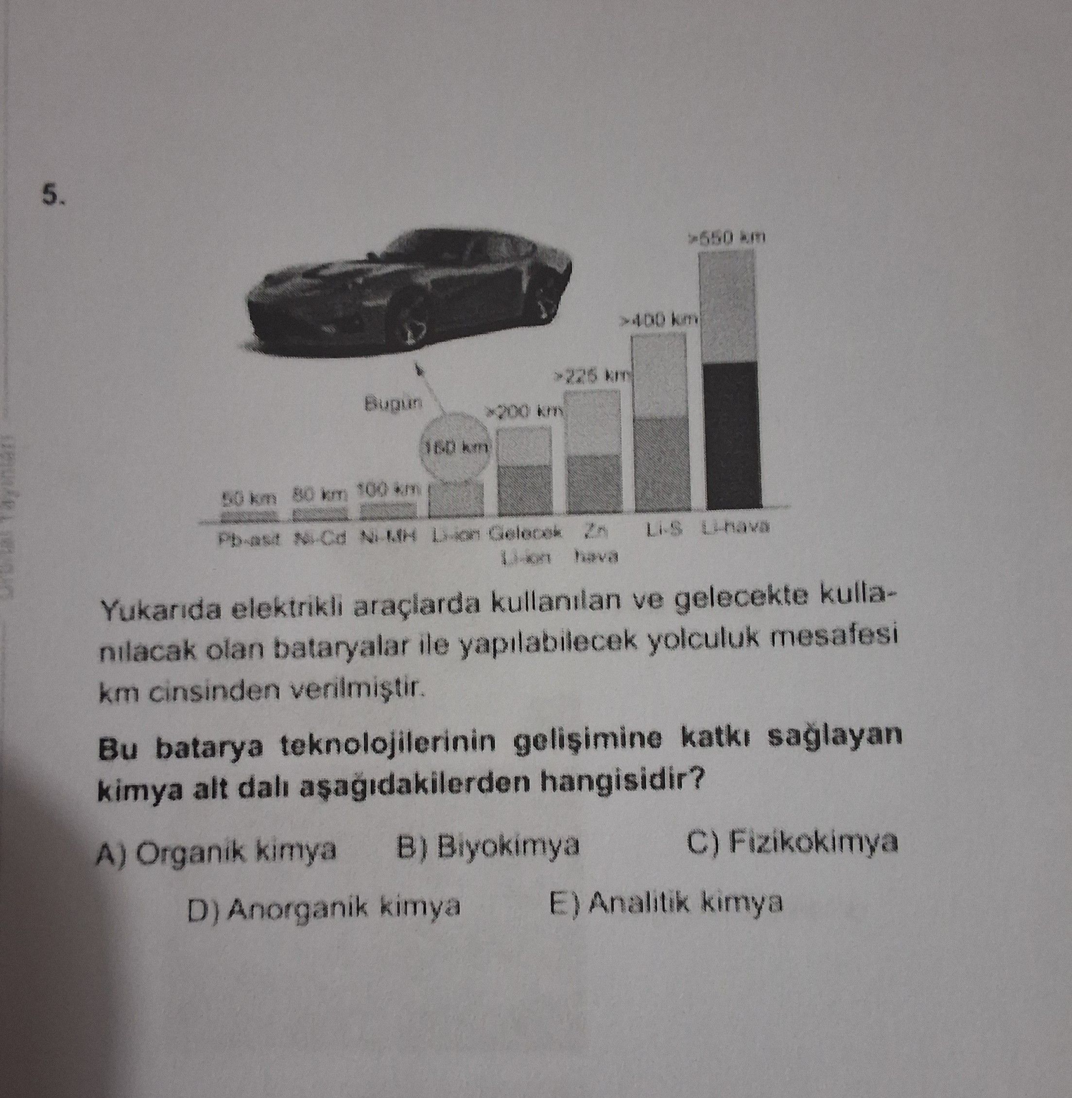 Yukarıda elektrikli araçlarda kullanılan ve gelecekte kullanılacak olan bataryalar ile yapılabilecek