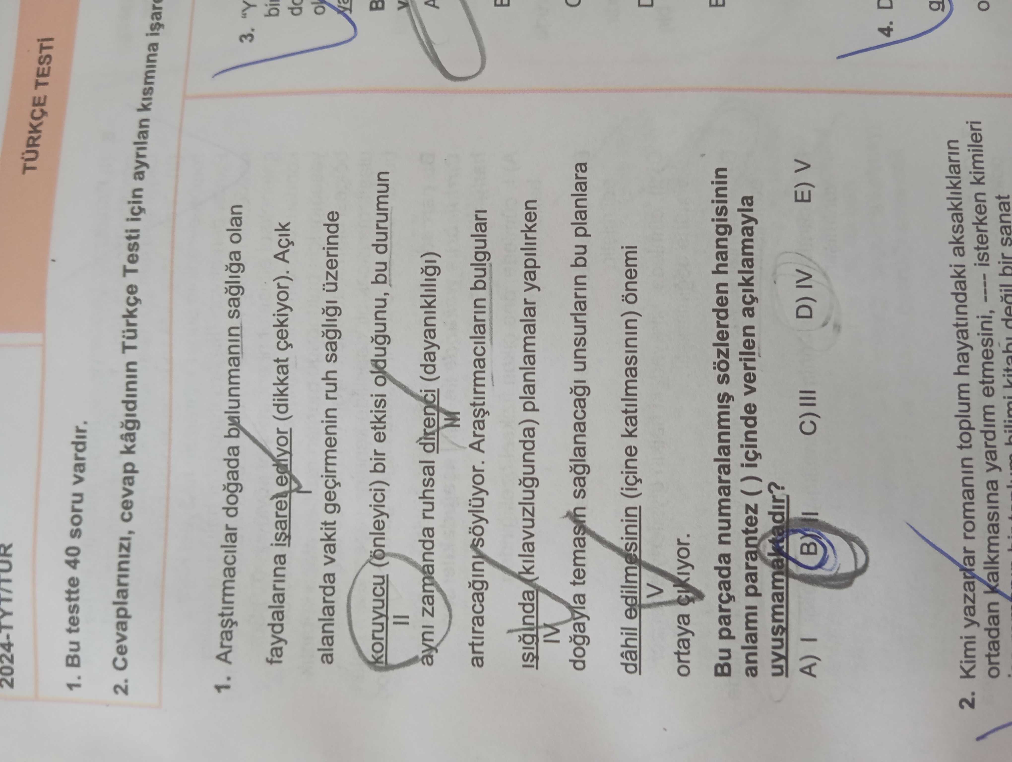Araştırmacılar doğada bulunmanın sağlığa olan faydalarına işaret ediyor (dikkat çekiyor). Açık