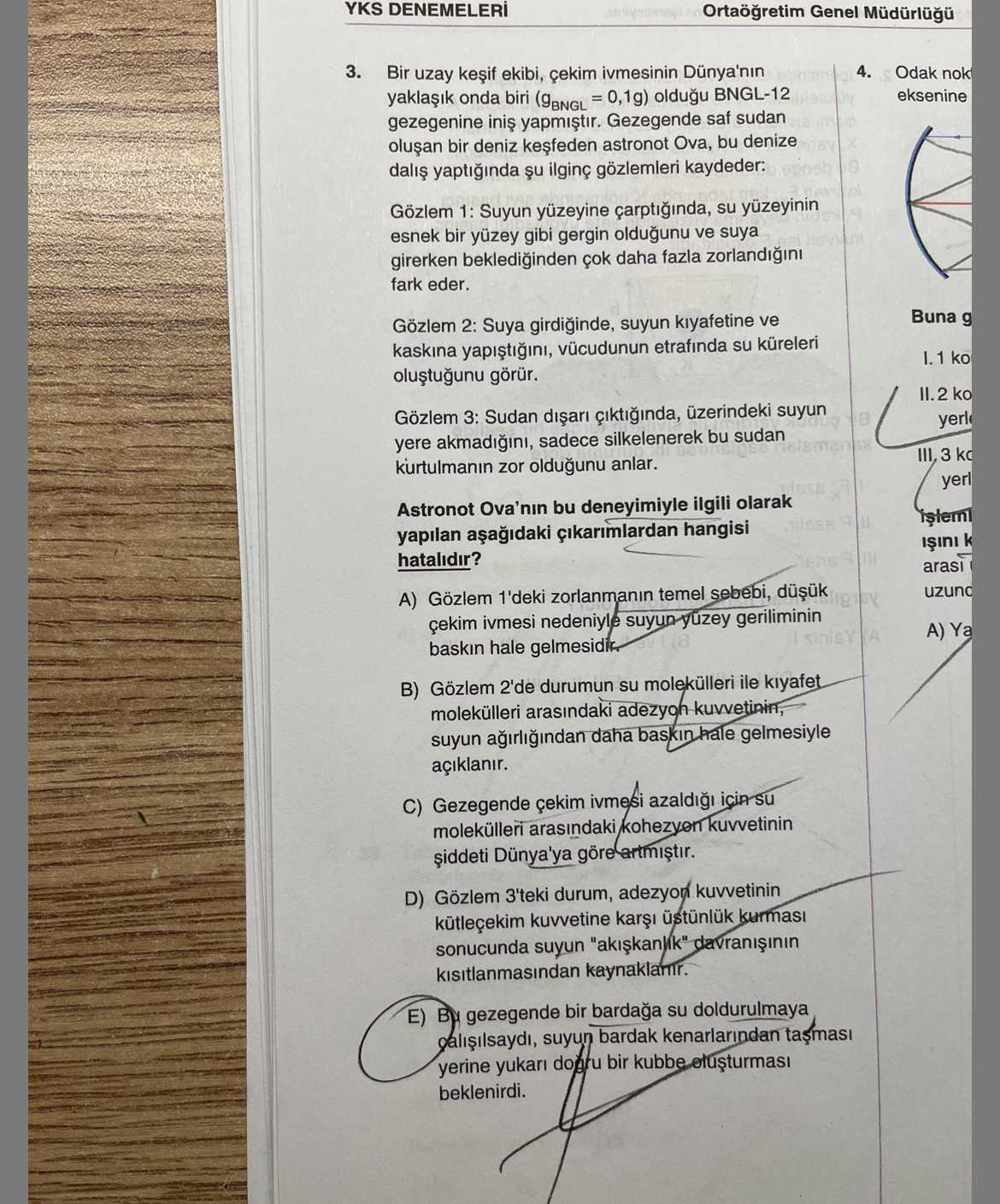Bir uzay keşif ekibi, çekim ivmesinin Dünya'nın yaklaşık onda biri (g_BNGL = 0,1g) olduğu BNGL-12