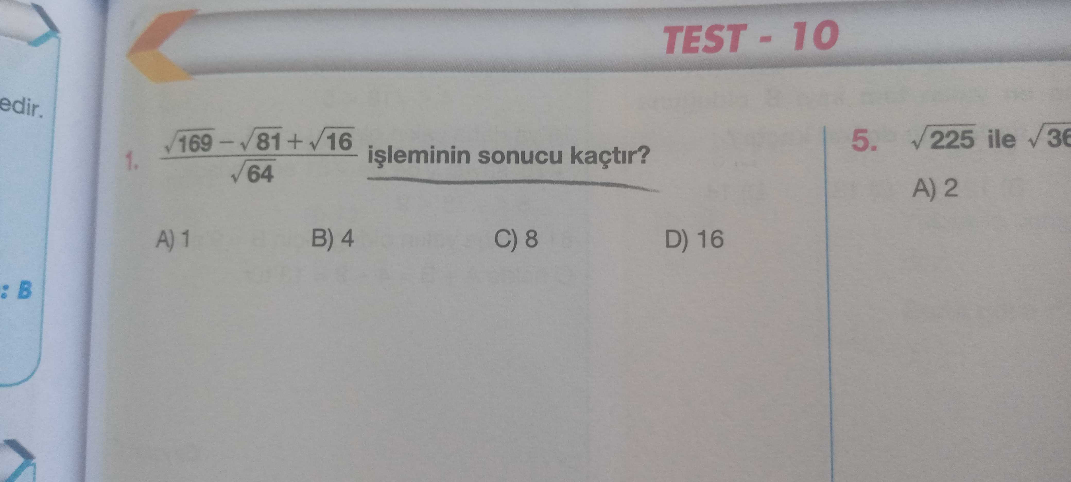 Matematik (8. Sınıf)