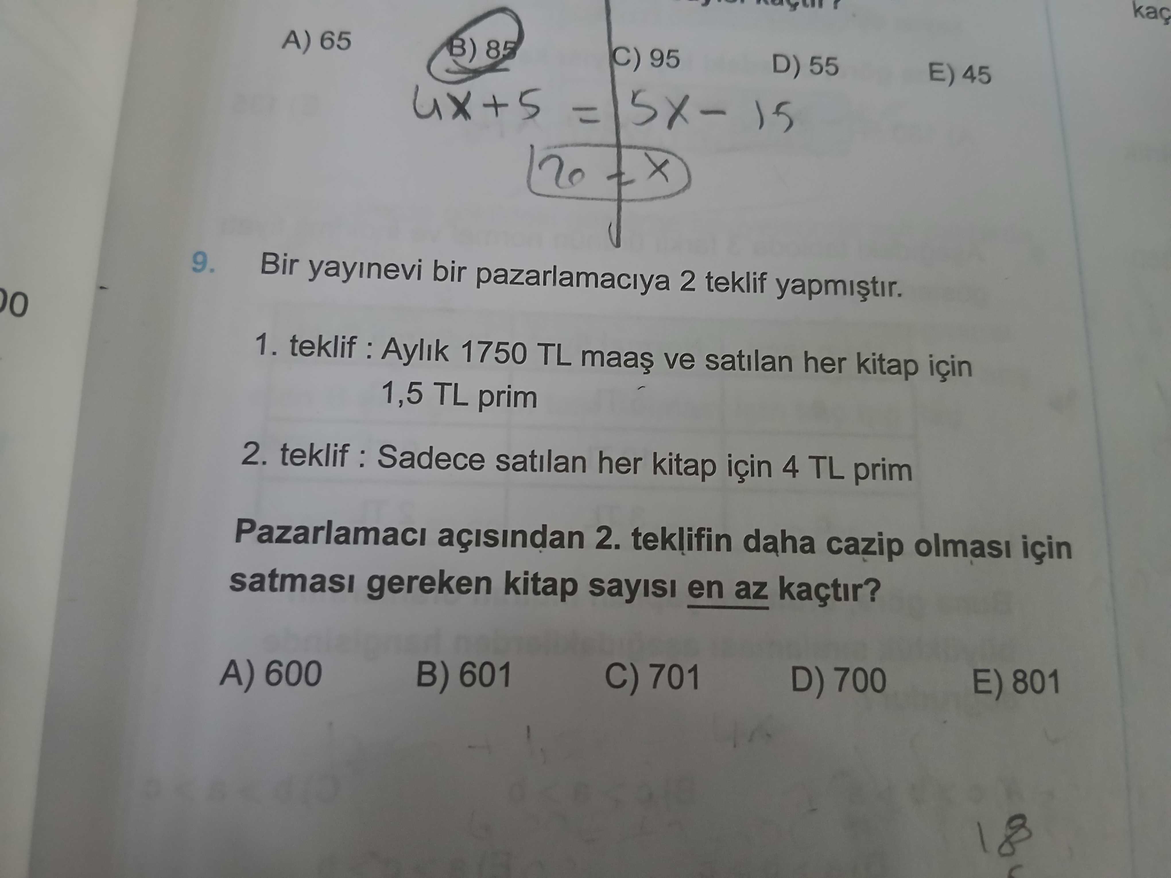 Matematik (Mezun)
