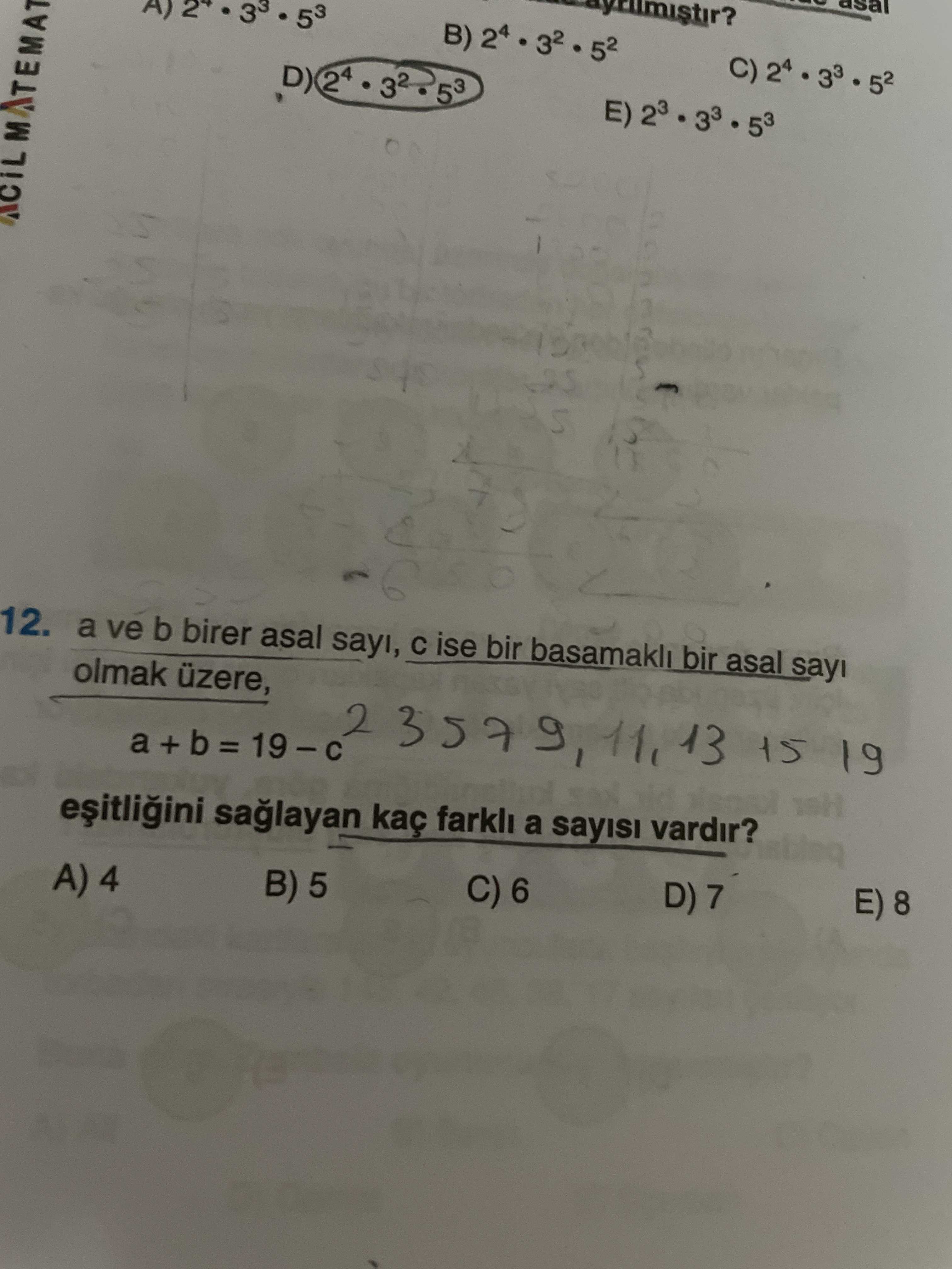 Matematik (12. Sınıf)