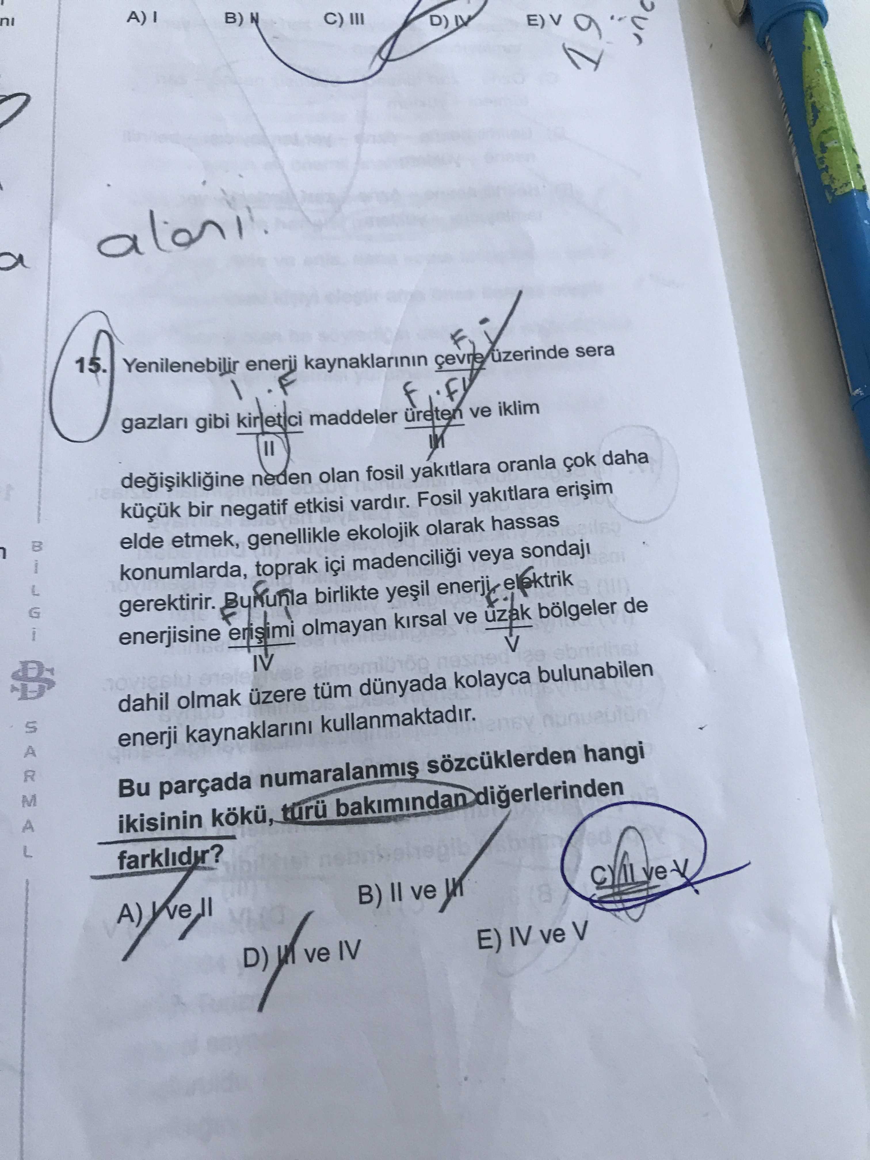 Yenilenebilir enerji kaynaklarının çevre üzerinde sera gazları gibi kirletici maddeler üreten ve