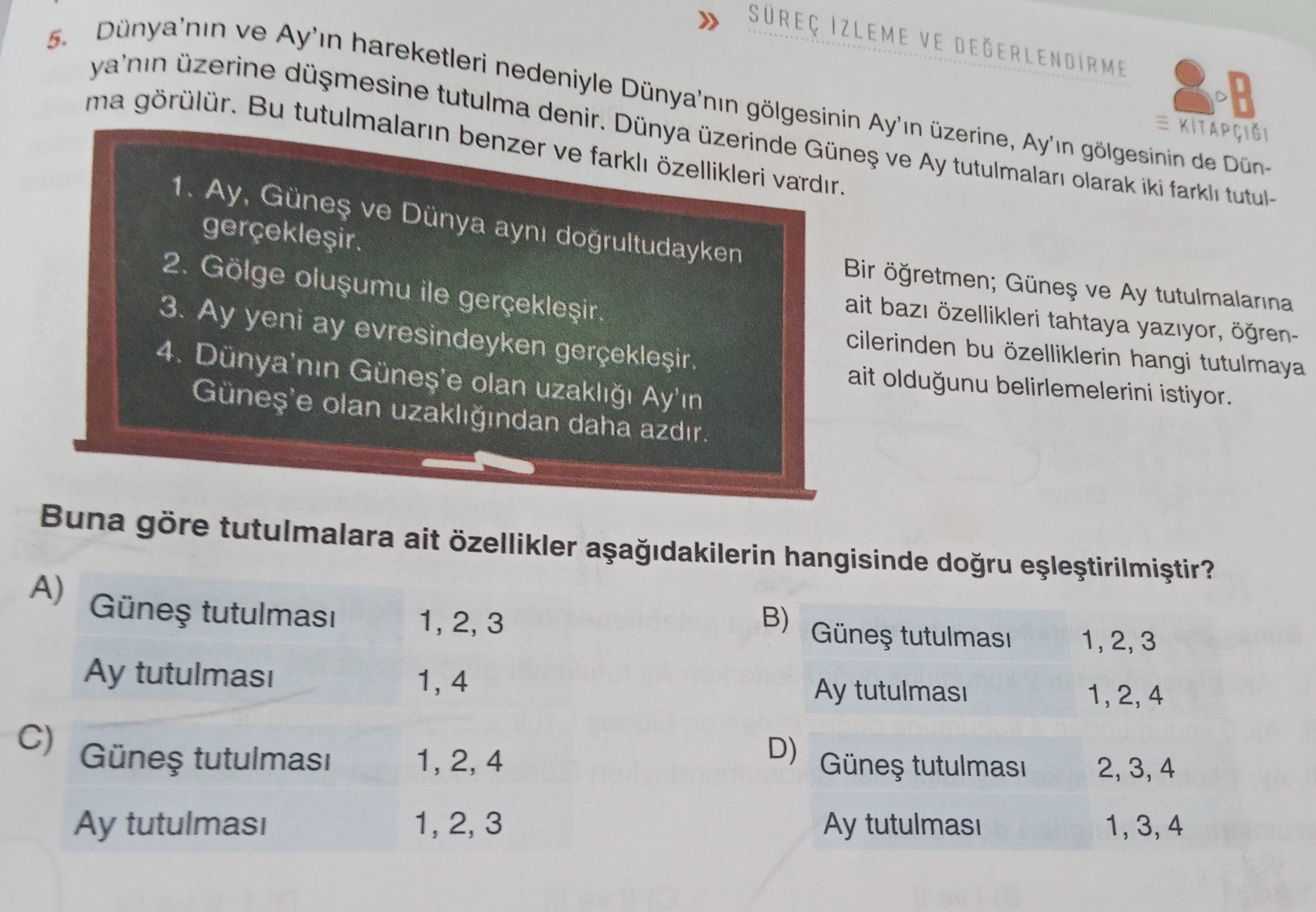 Dünya'nın ve Ay'ın hareketleri nedeniyle Dünya'nın gölgesinin Ay'ın üzerine, Ay'ın gölgesinin de
