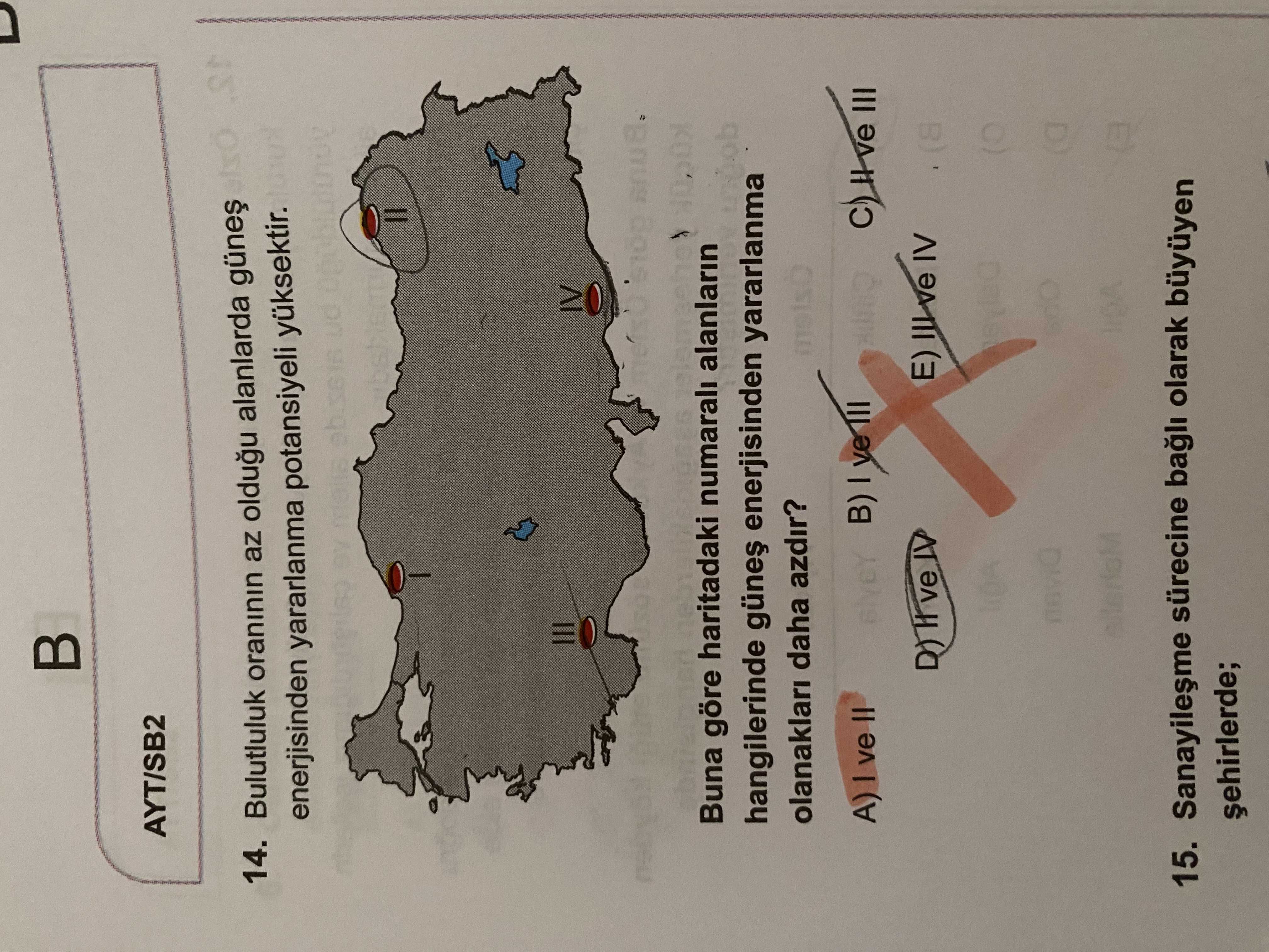 Bulutluluk oranının az olduğu alanlarda güneş enerjisinden yararlanma potansiyeli yüksektir. Buna