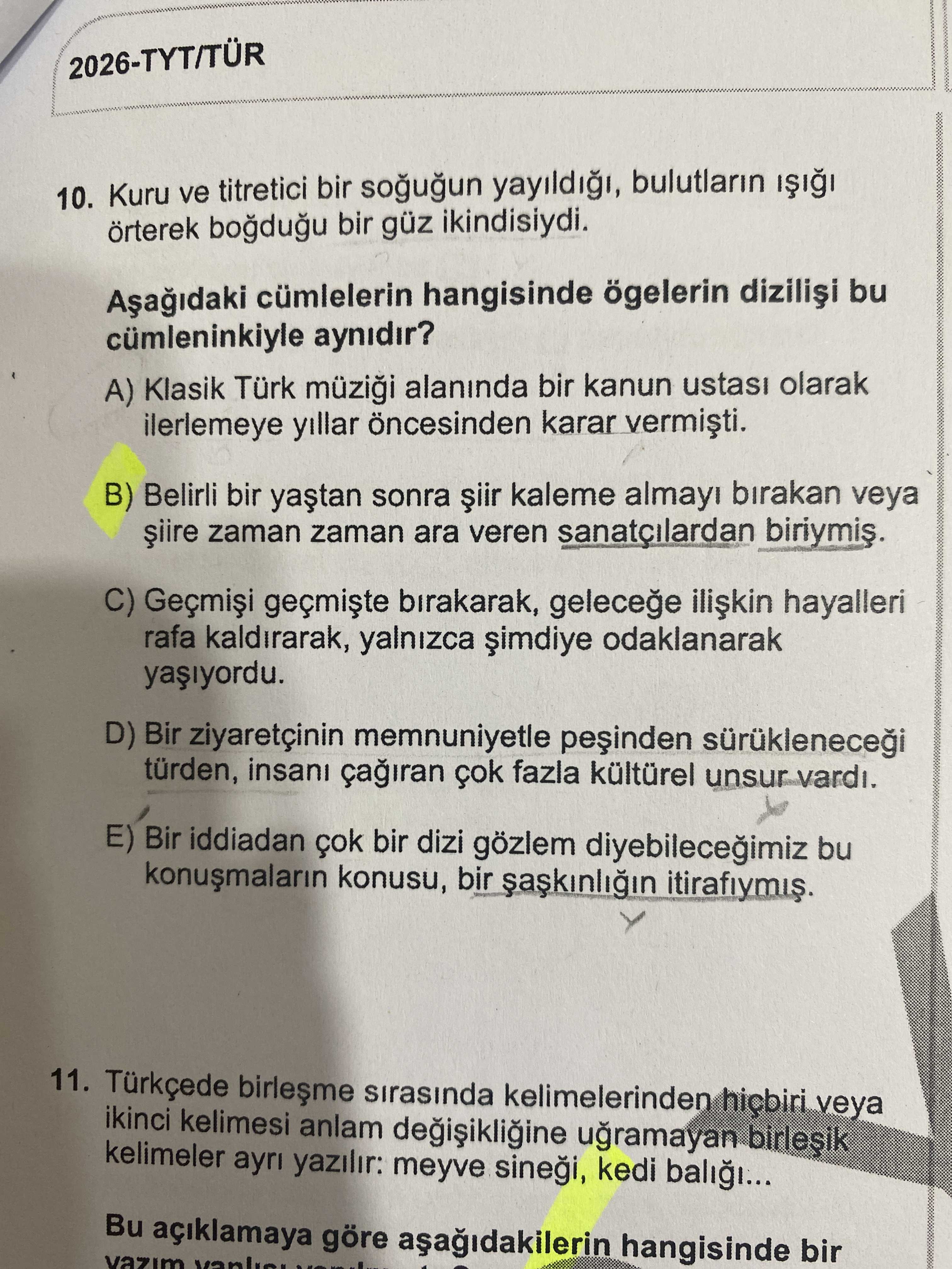 Kuru ve titretici bir soğuğun yayıldığı, bulutların ışığı örterek boğduğu bir güz ikindisiydi