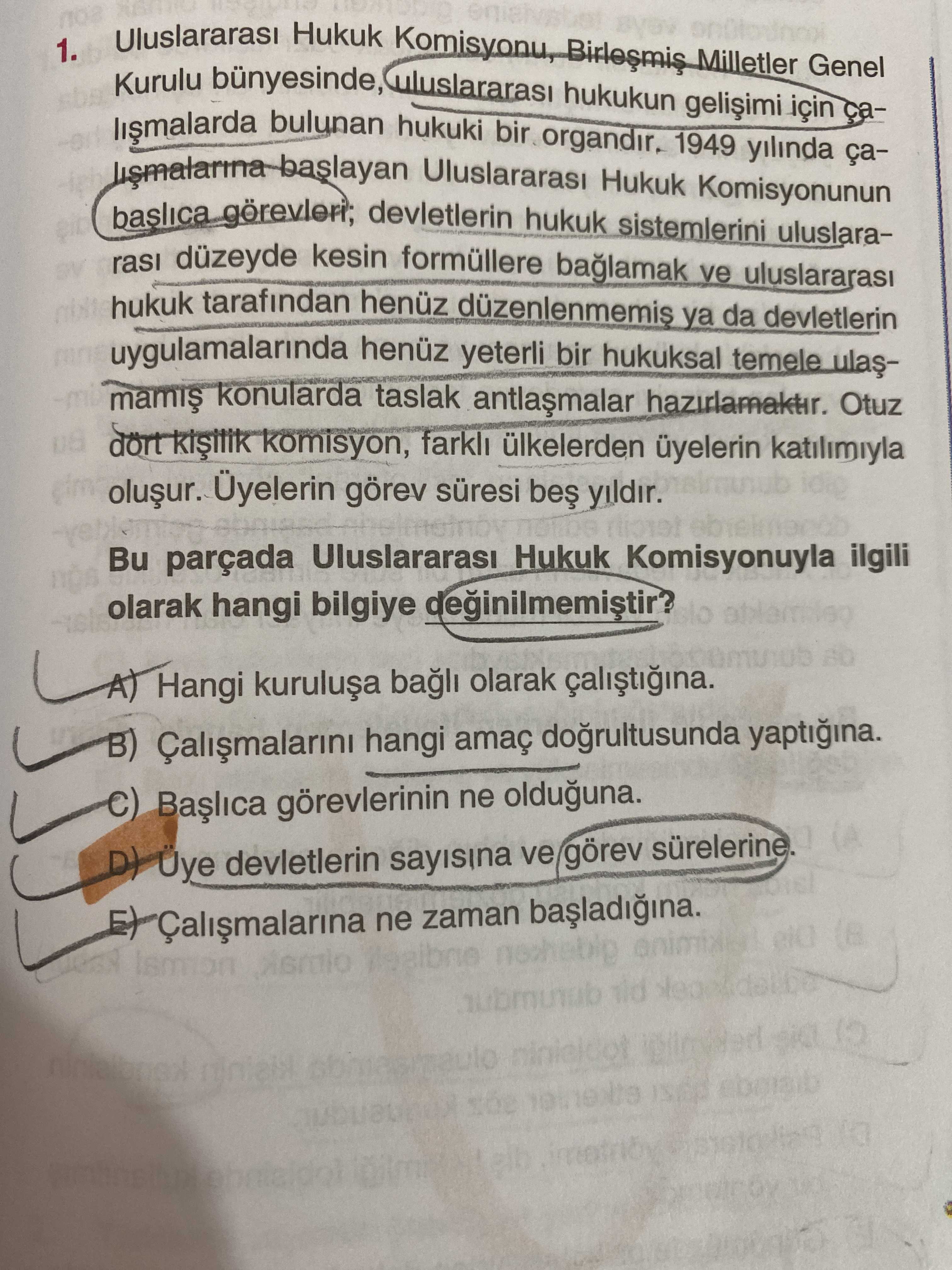 Uluslararası Hukuk Komisyonu, Birleşmiş Milletler Genel Kurulu bünyesinde, uluslararası hukukun
