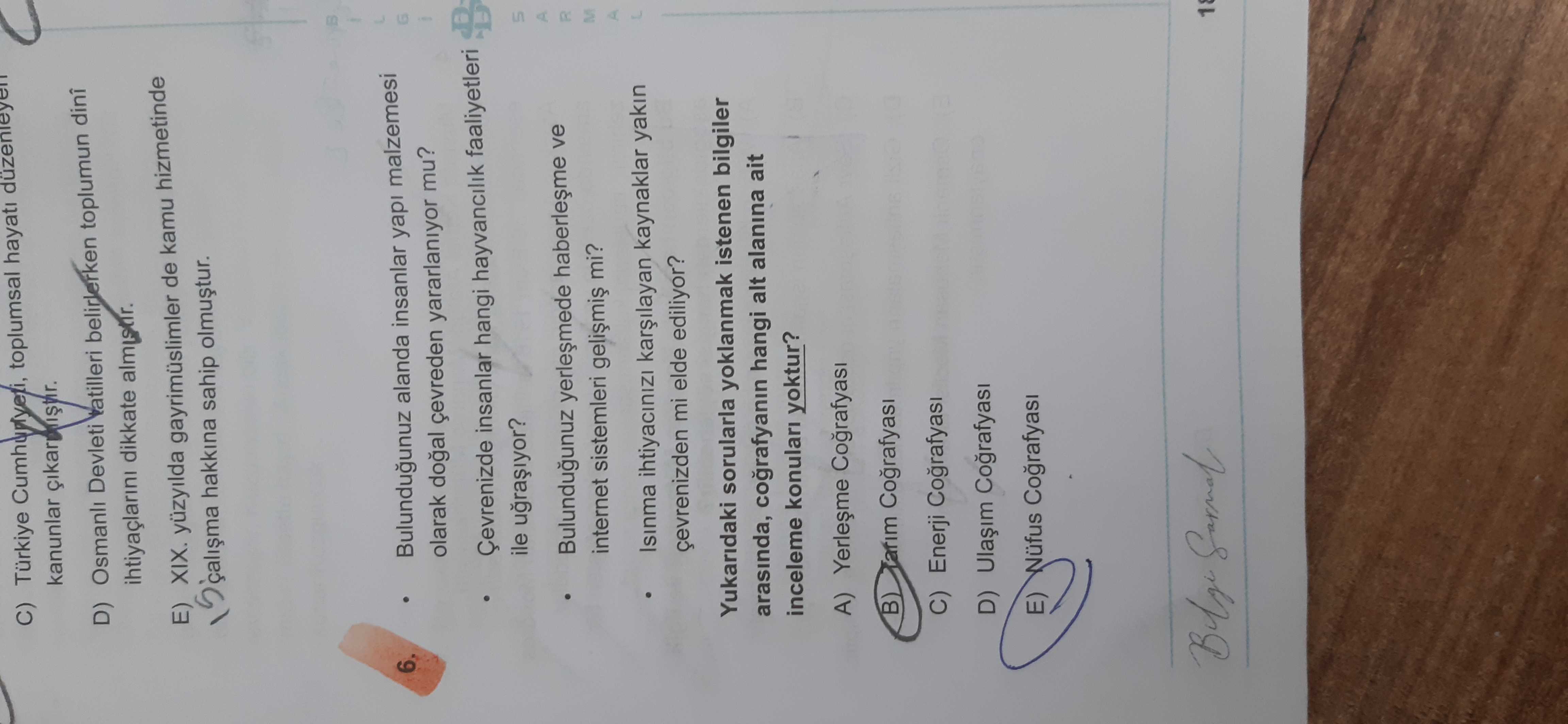 Bulunduğunuz alanda insanlar yapı malzemesi olarak doğal çevreden yararlanıyor mu? • Çevrenizde