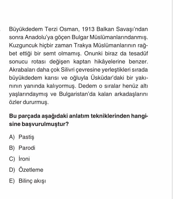 Büyükdedem Terzi Osman, 1913 Balkan Savaşı'ndan sonra Anadolu'ya göçen Bulgar Müslümanlarındanmış