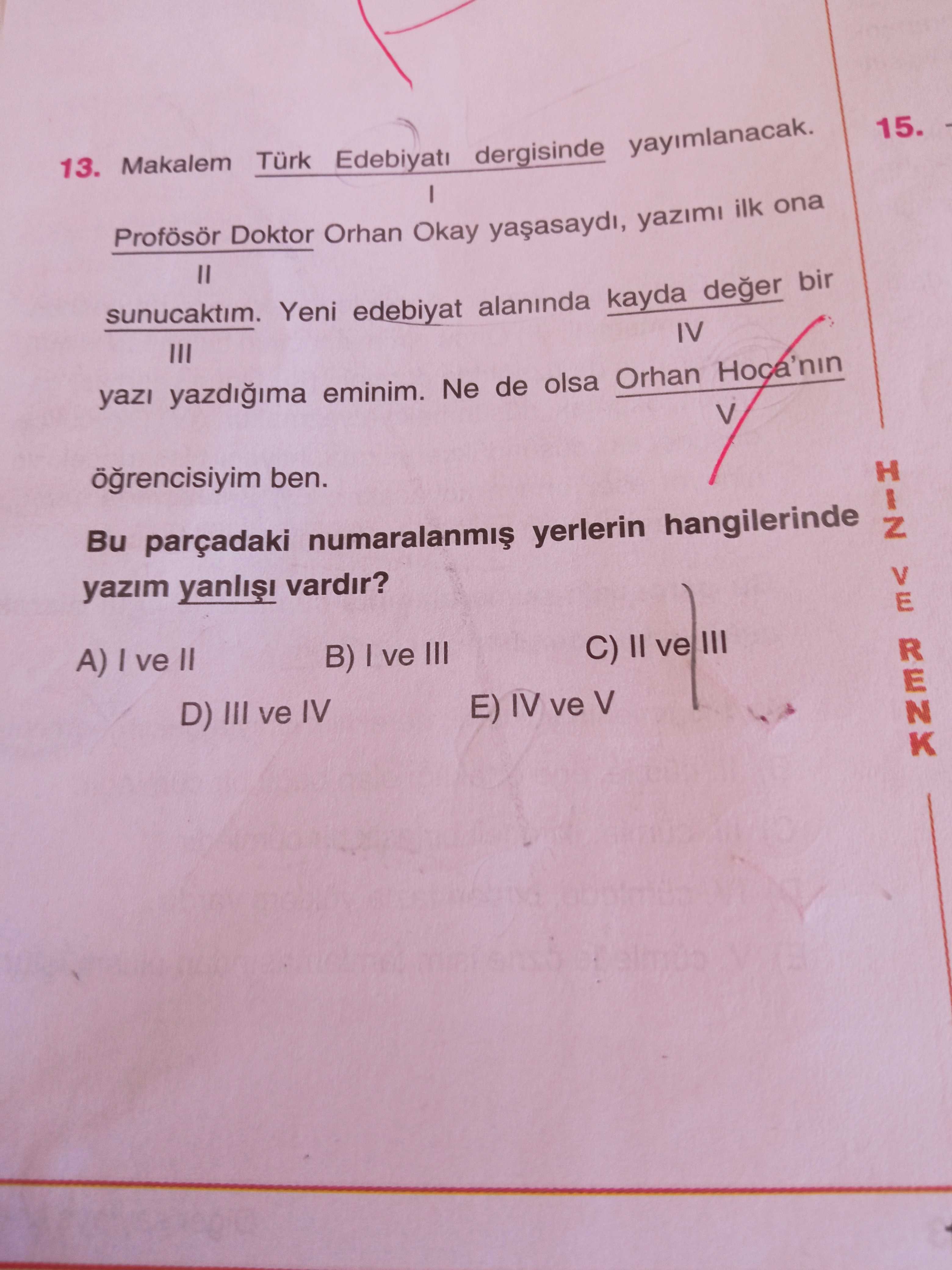 Türkçe (Mezun)