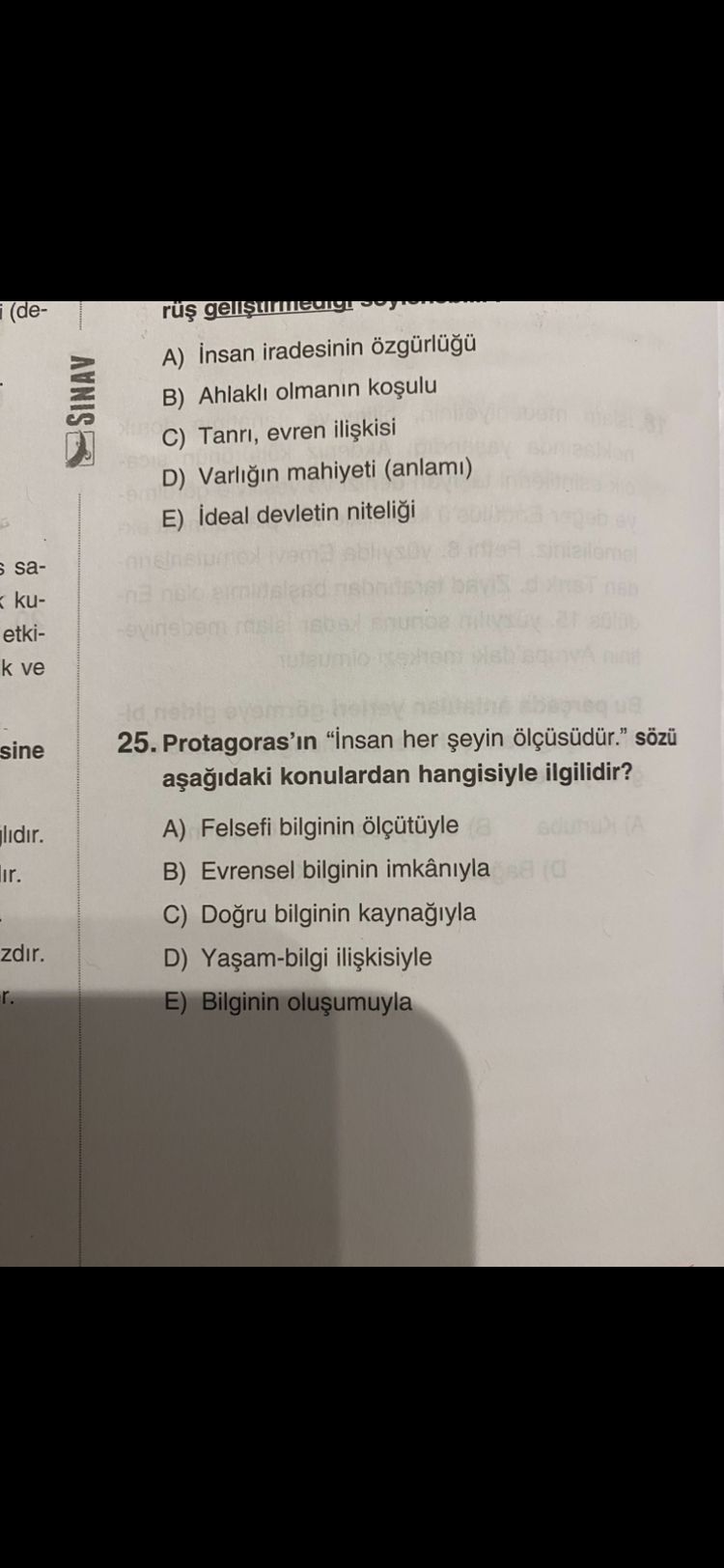 Felsefe (10. Sınıf)