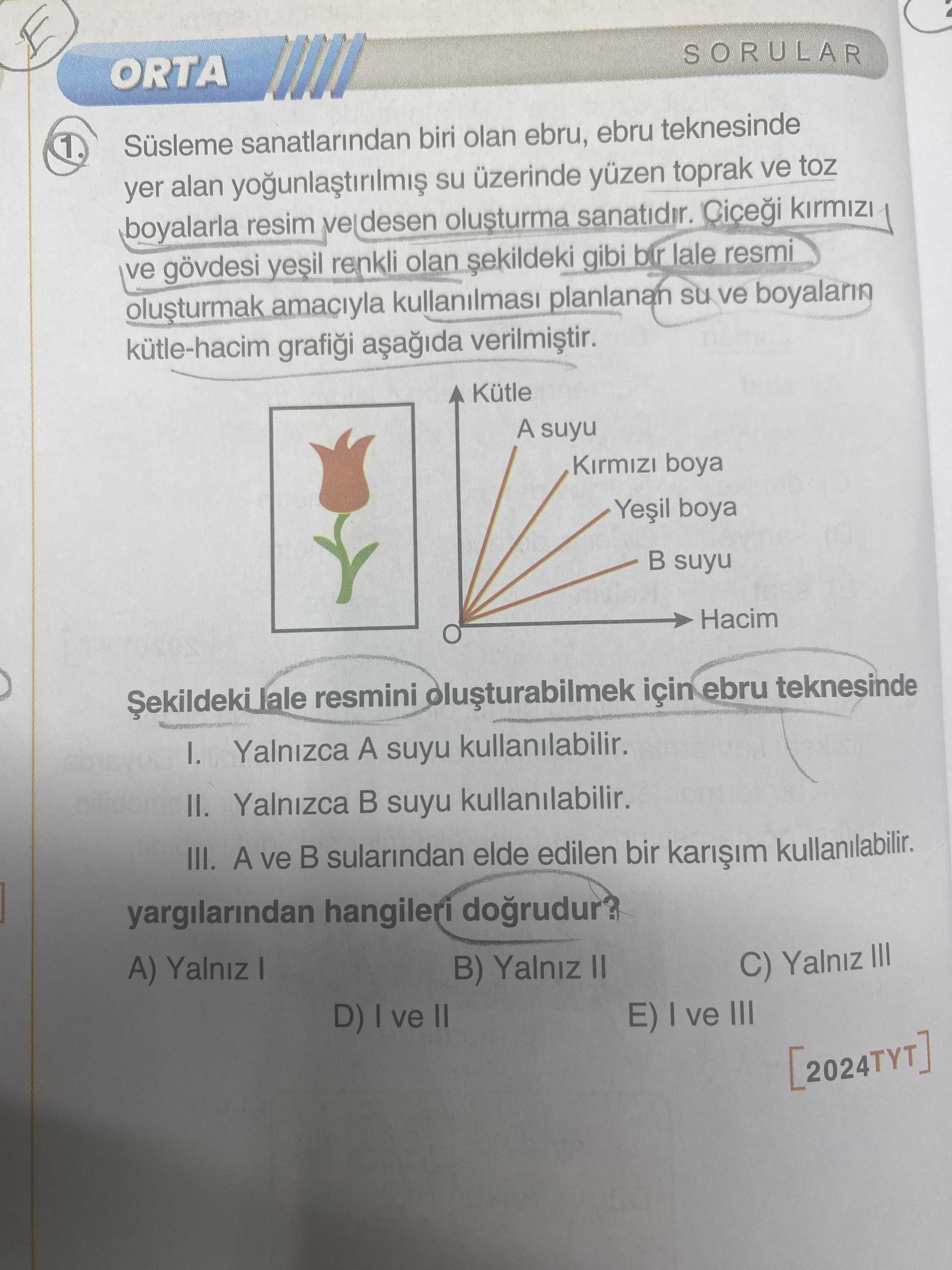 Süsleme sanatlarından biri olan ebru, ebru teknesinde yer alan yoğunlaştırılmış su üzerinde yüzen