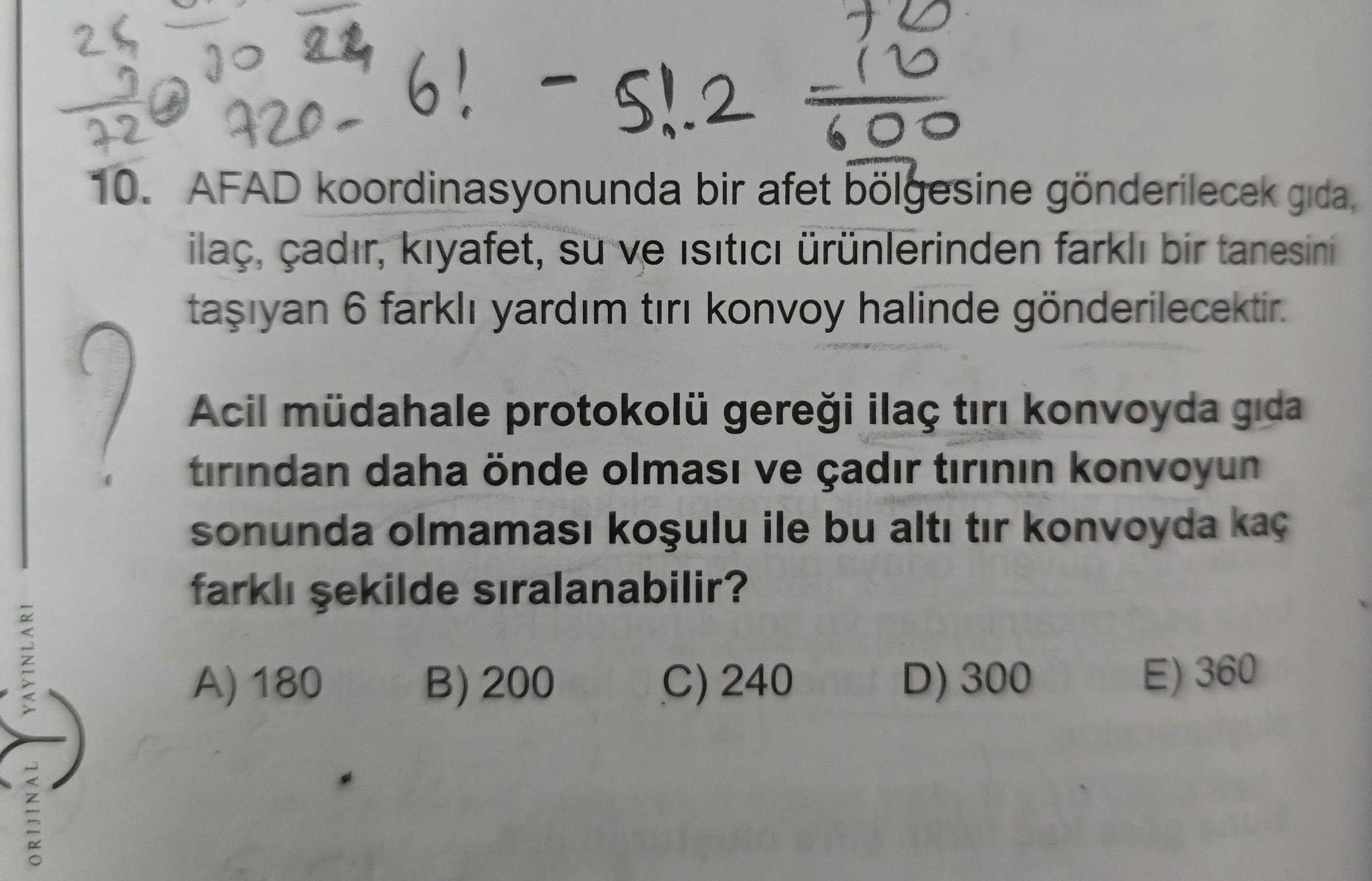 AFAD koordinasyonunda bir afet bölgesine gönderilecek gıda, ilaç, çadır, kıyafet, su ve ısıtıcı