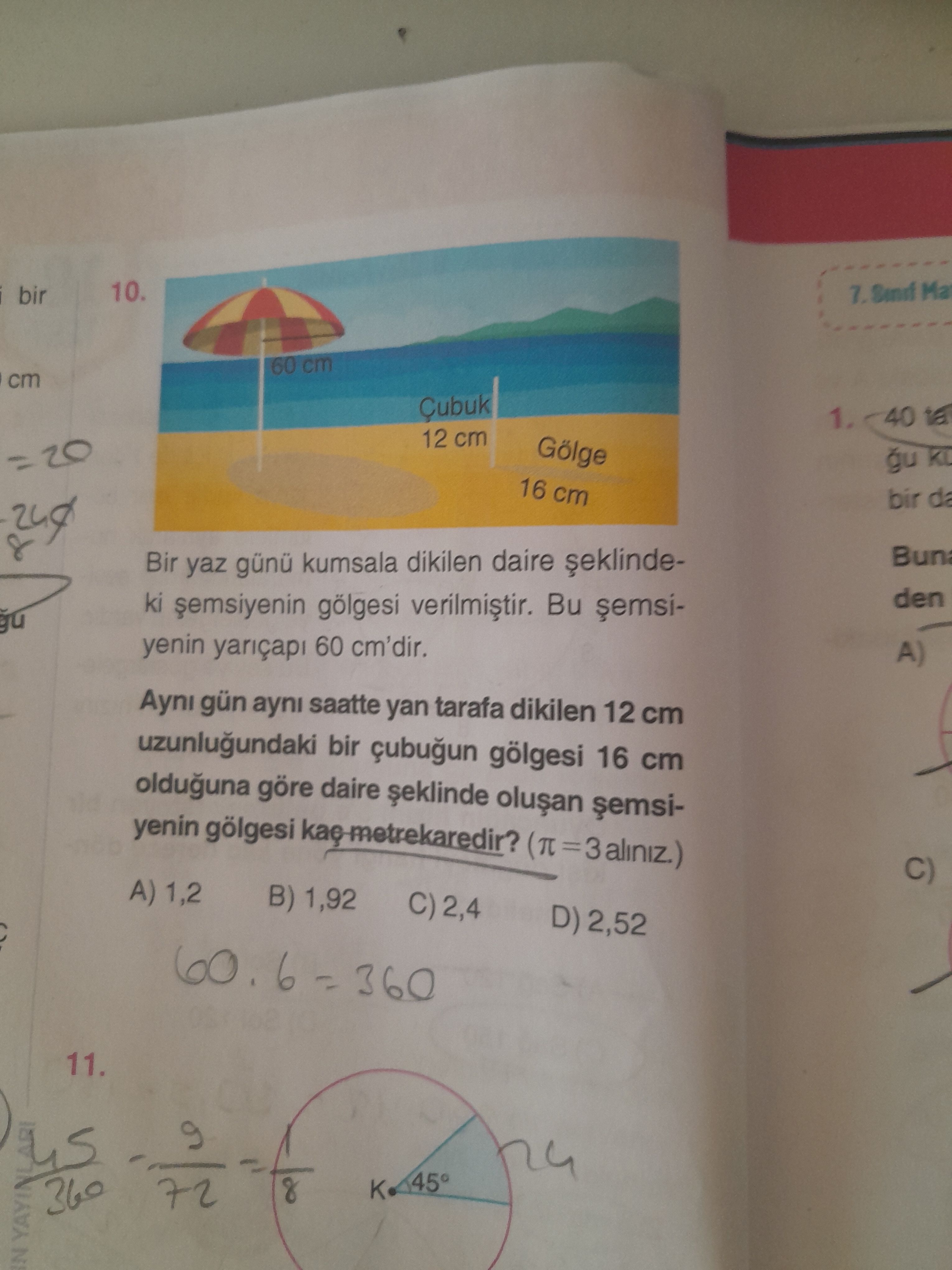 Cem'in telefonunun rehberinde kayıtlı 100 kişi vardır. Cem, Alp ve Zeliha isimli arkadaşları arasında kaç kişi olduğunu tek tek