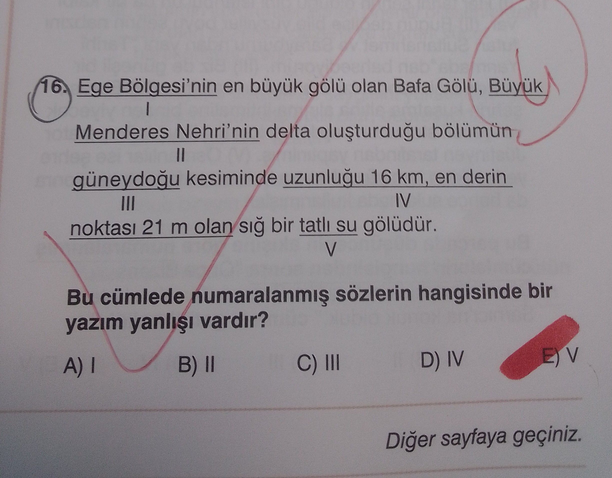 Ege Bölgesi'nin en büyük gölü olan Bafa Gölü, Büyük I Menderes Nehri'nin delta oluşturduğu bölümün