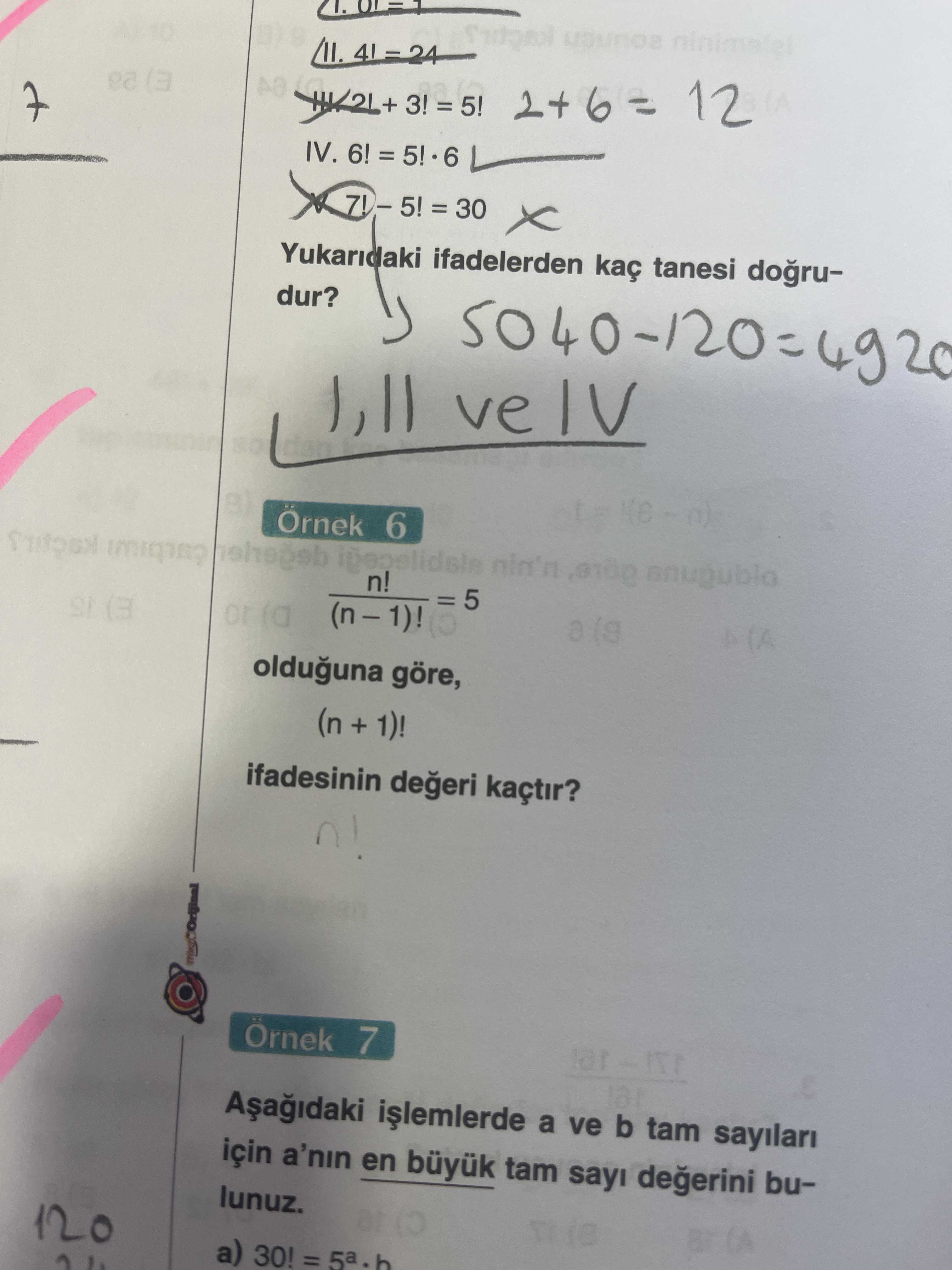 Ea (3 + 3. 2+6= 12 IV. 6. 7. = 30 dur. Yukaridaki ifadelerden tanesi dogruÖrnek 6 n. 5 (3 a (A olduguna göre, (n + 1). ifadesinin kaçtir. Örnek 7 a ve b tam sayilari için a'nin en tam sayi degerini bulunuz. (A 120 a) ea (3 + 3. (A 120 a). ?? Model.Question.title