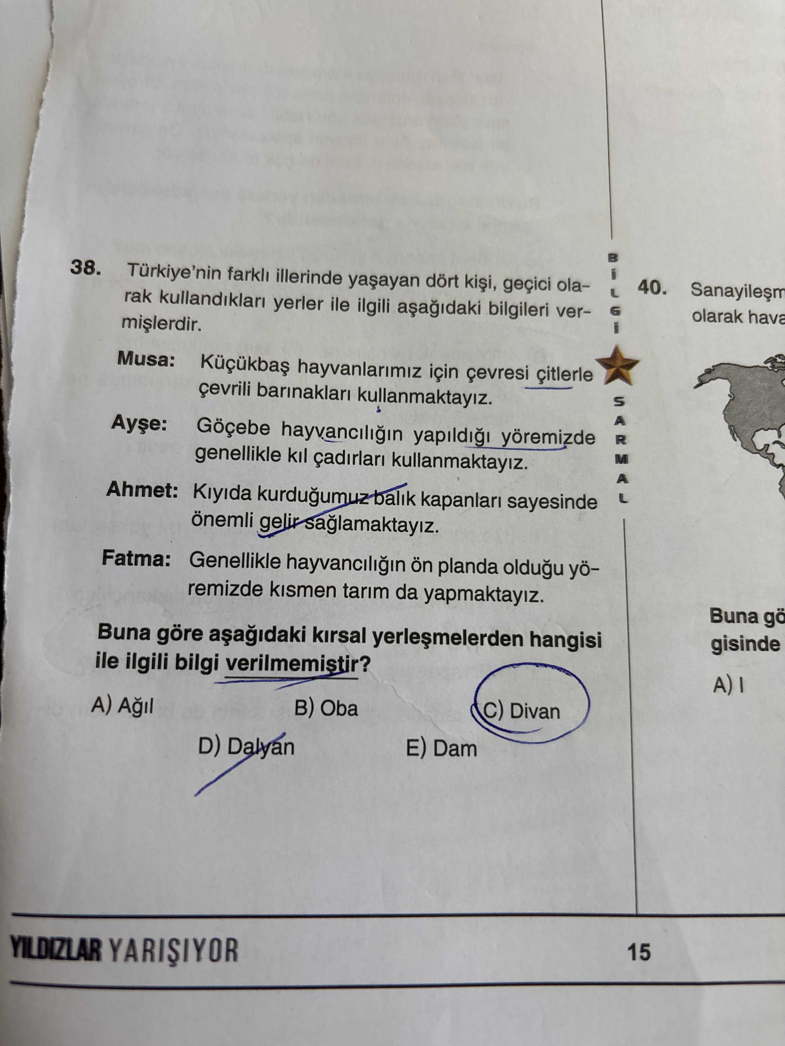 Türkiye'nin farklı illerinde yaşayan dört kişi, geçici olarak kullandıkları yerler ile ilgili