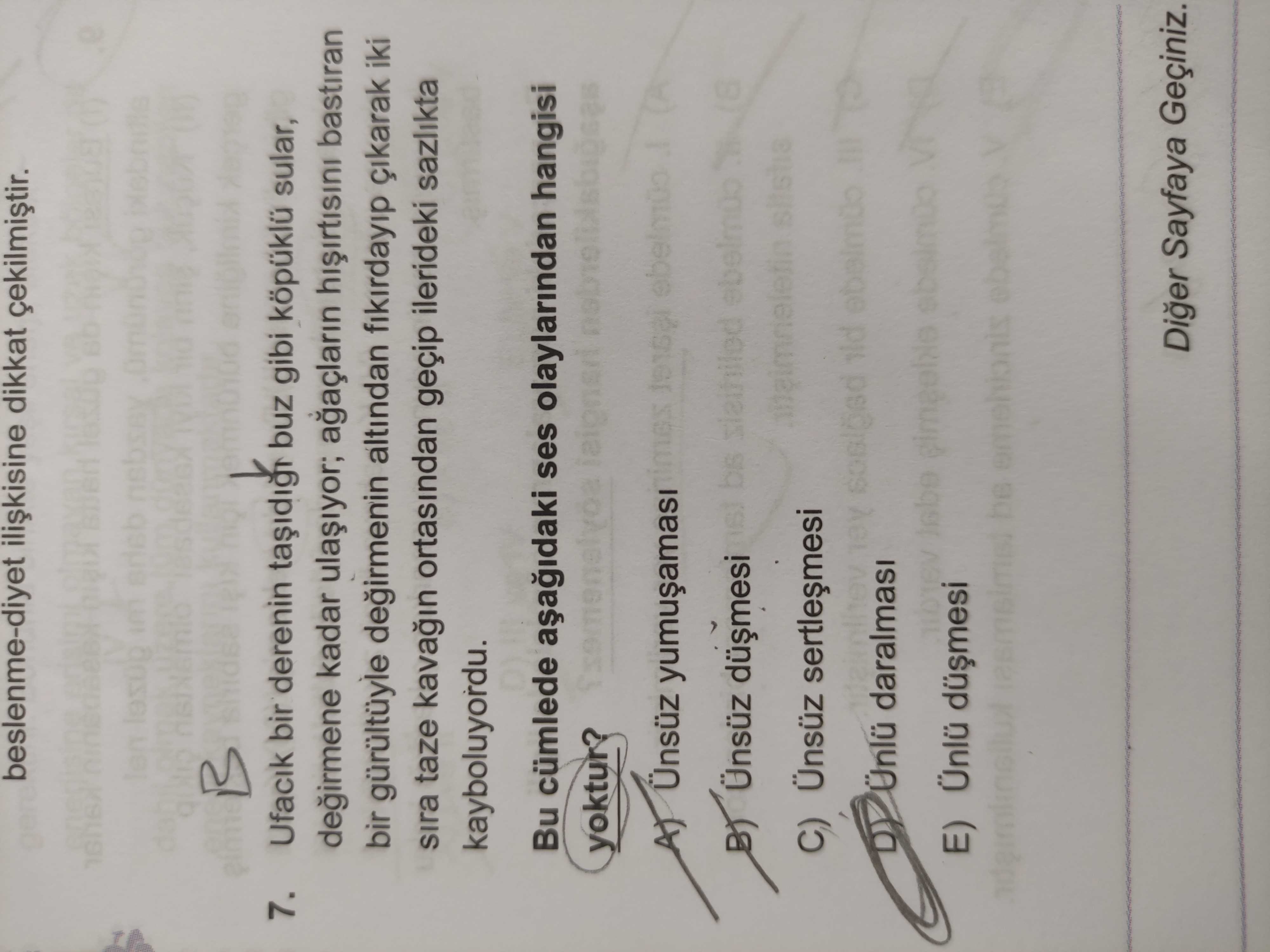 Ufacık bir derenin taşıdığı buz gibi köpüklü sular, değirmene kadar ulaşıyor; ağaçların hışırtısını