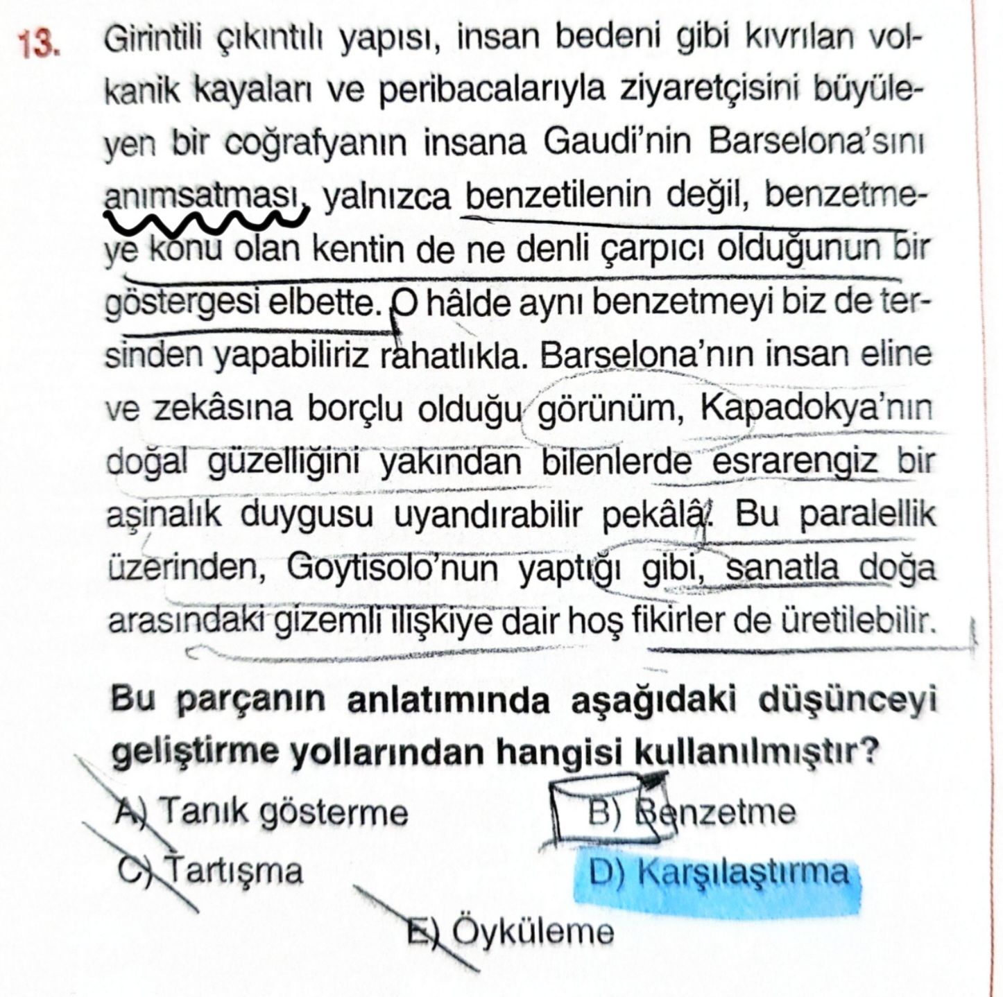 Girintili çıkıntılı yapısı, insan bedeni gibi kıvrılan volkanik kayaları ve peribacalarıyla