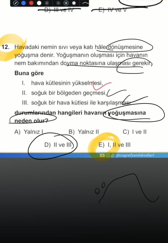 Havadaki nemin sıvı veya katı hâle dönüşmesine yoğuşma denir. Yoğuşmanın oluşması için havanın nem