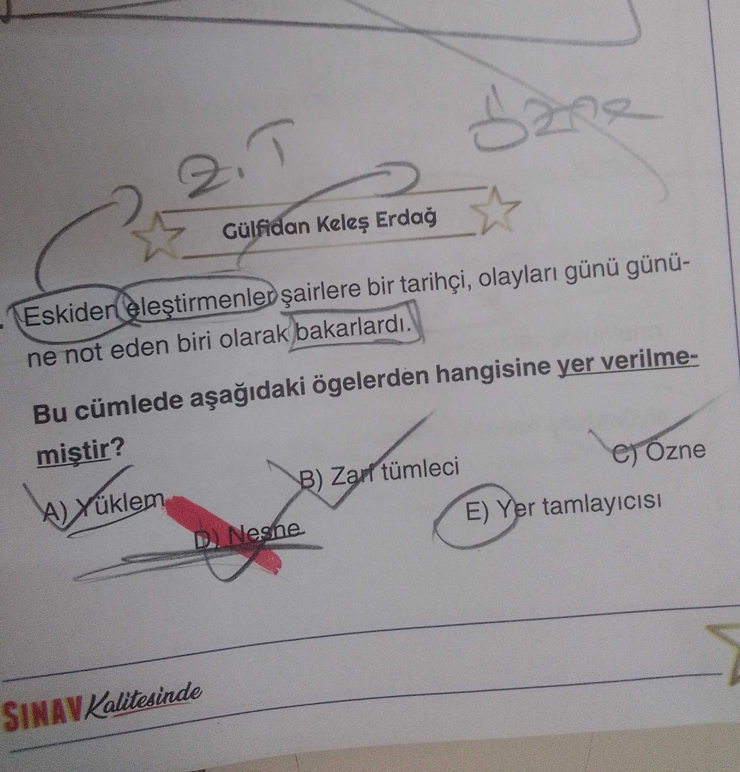 Eskiden eleştirmenler şairlere bir tarihçi, olayları günü gününe not eden biri olarak bakarlardı. Bu