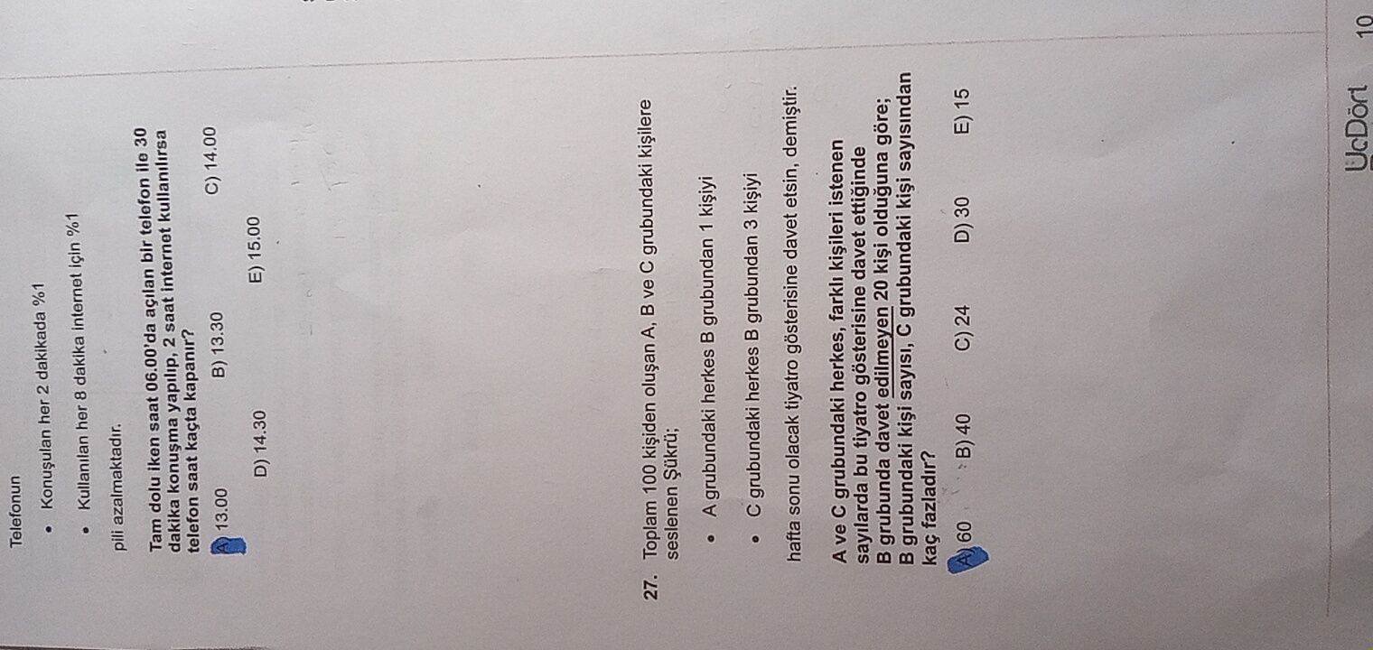 Matematik (Mezun)