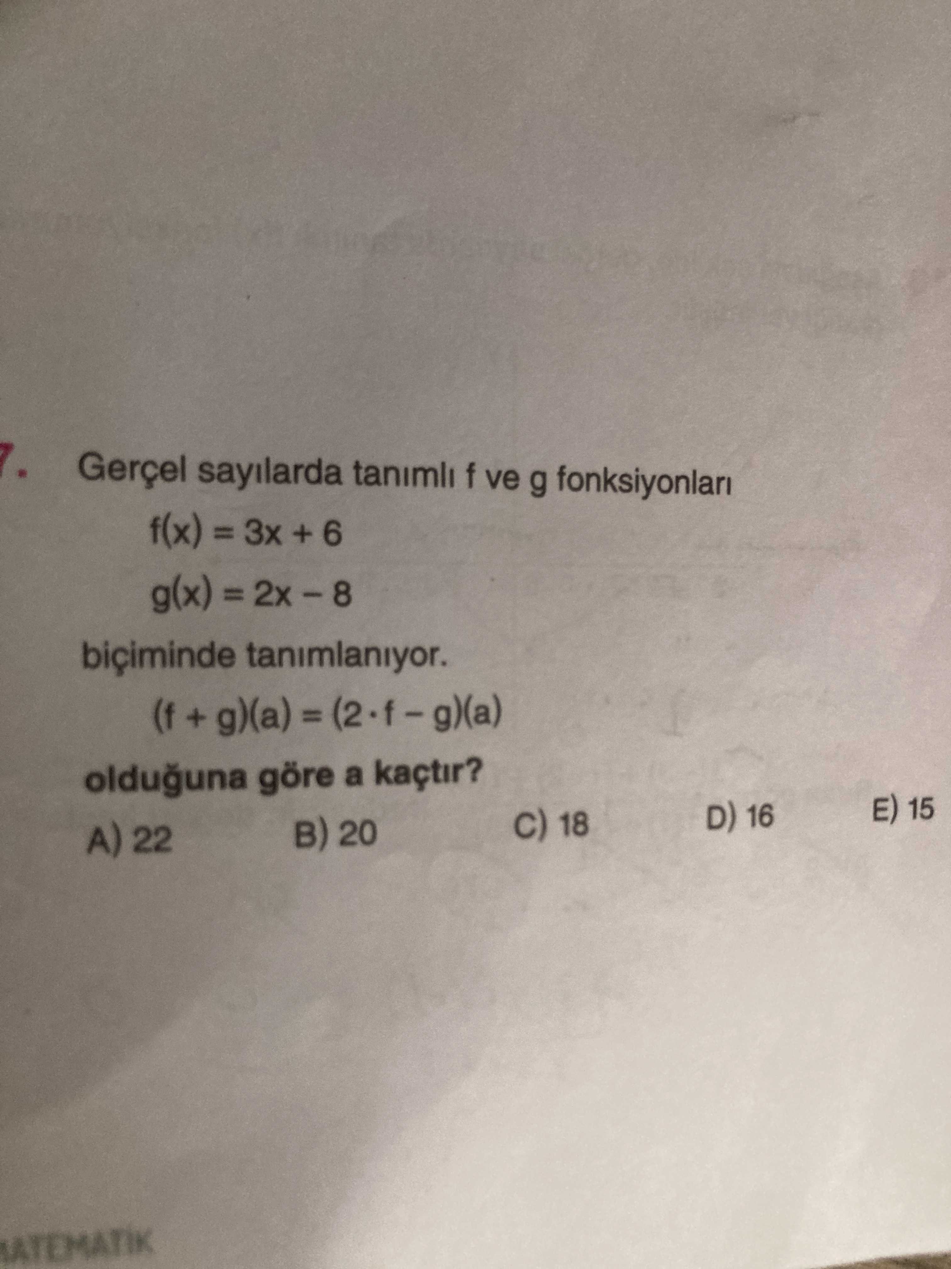 Matematik (11. Sınıf)