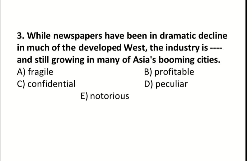 While newspapers have been in dramatic decline in much of the developed West, the industry is