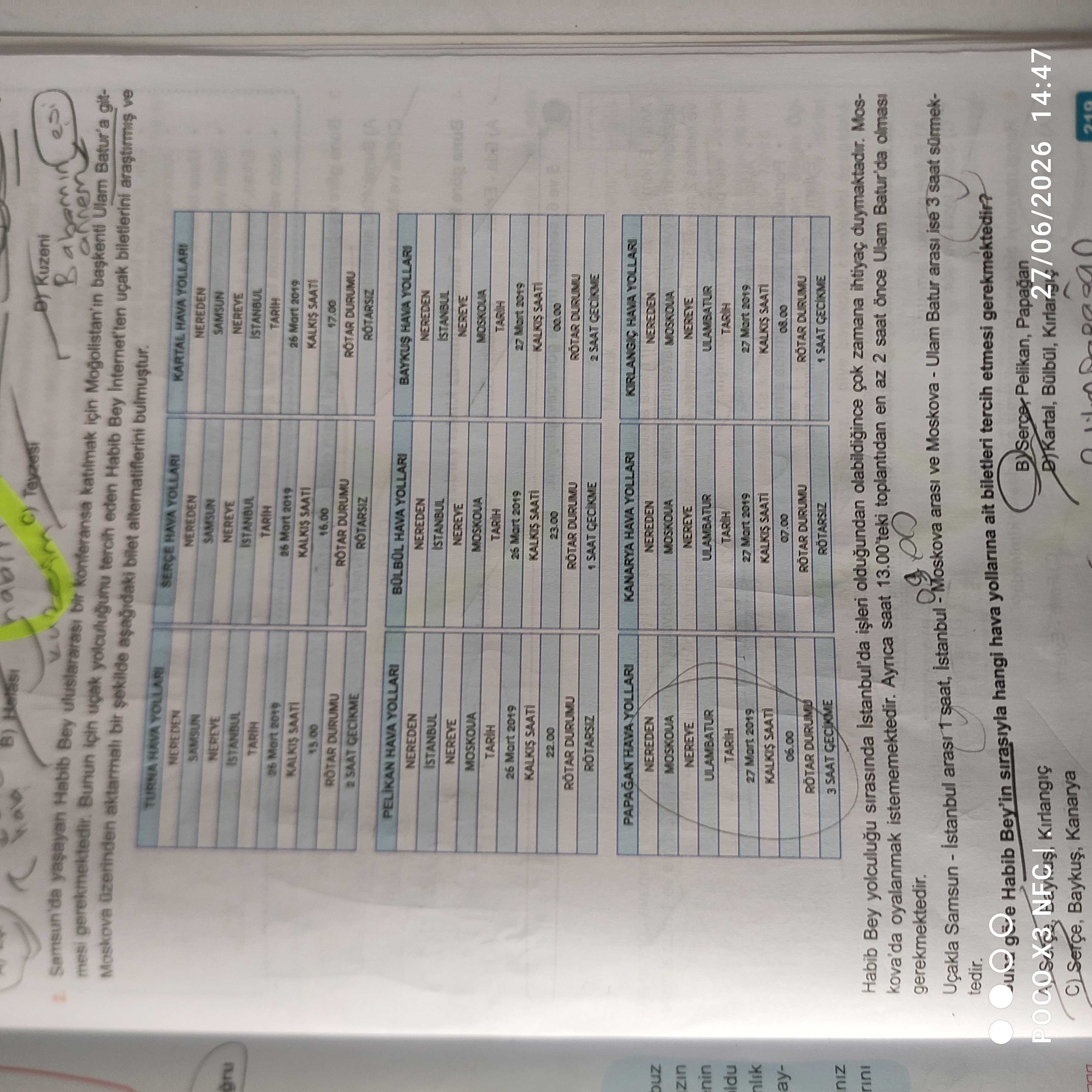 Samsun'da yaşayan Habib Bey uluslararası bir konferansa katılmak için Moğolistan'ın başkenti Ulam