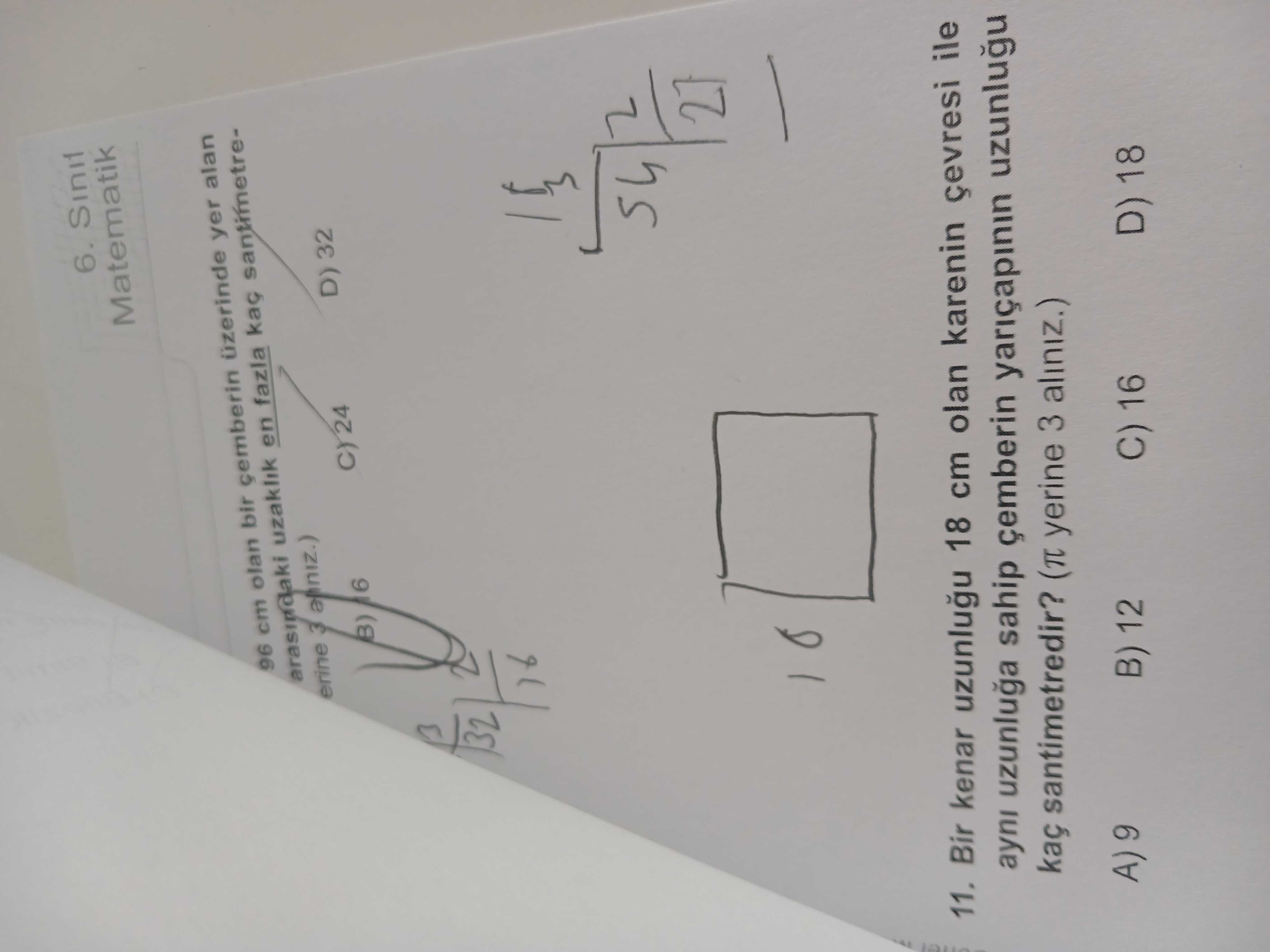 Matematik (6. Sınıf)
