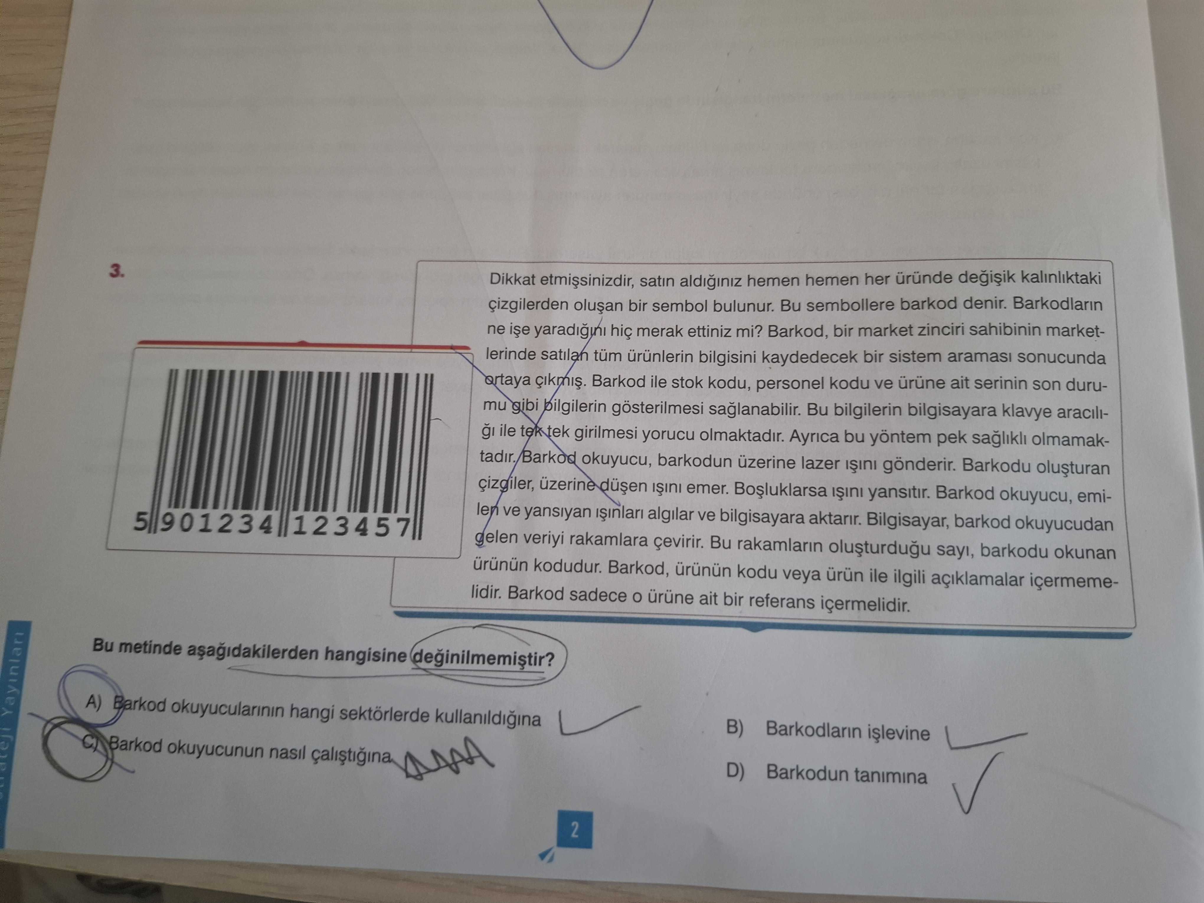 Dikkat etmişsinizdir, satın aldığınız hemen hemen her üründe değişik kalınlıktaki çizgilerden oluşan