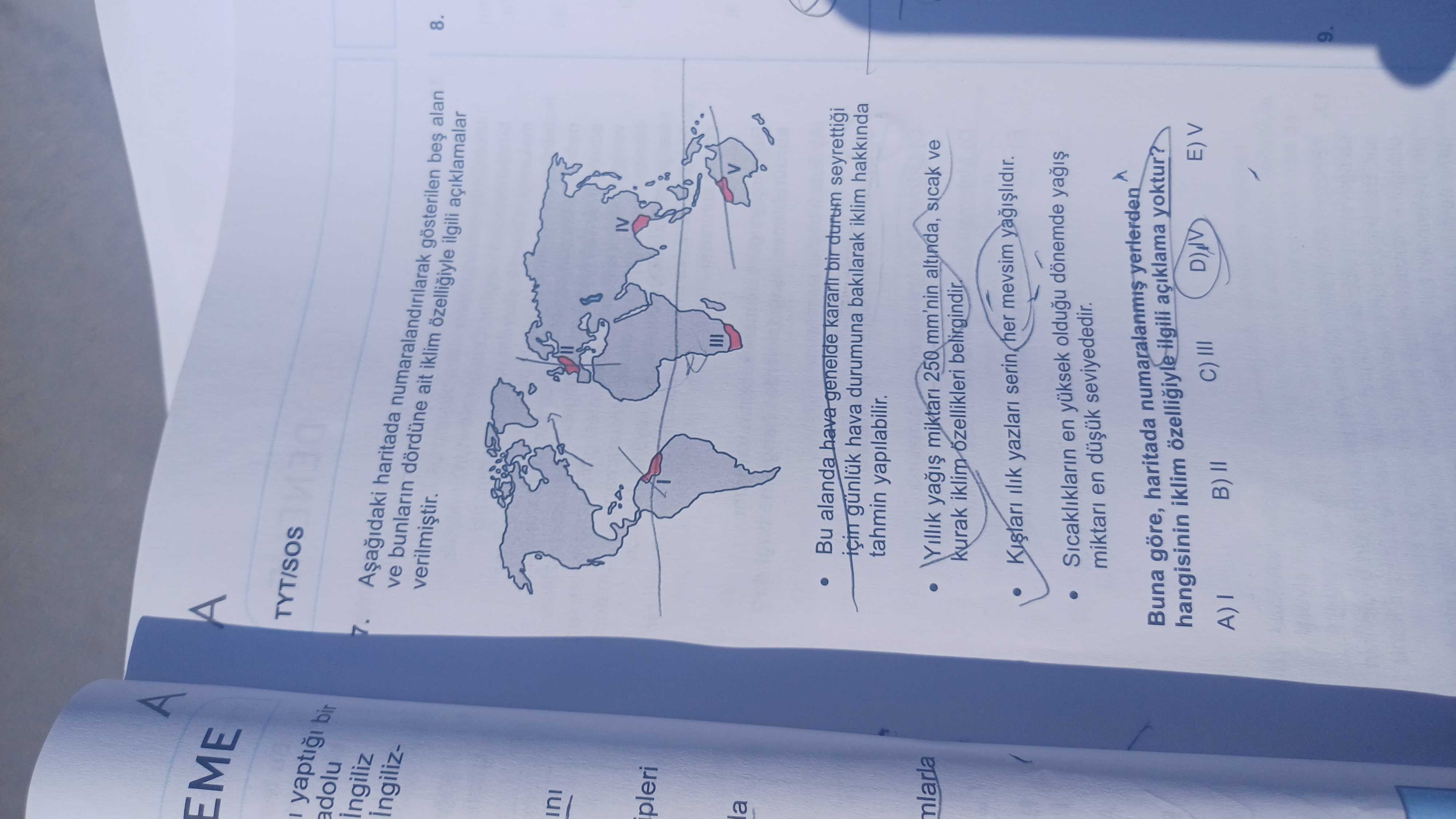 Aşağıdaki haritada, tundra/tayga örtüsünden başa alan ve bunların döşümde alt iklim özellikleriyle ilgili açıklamalar